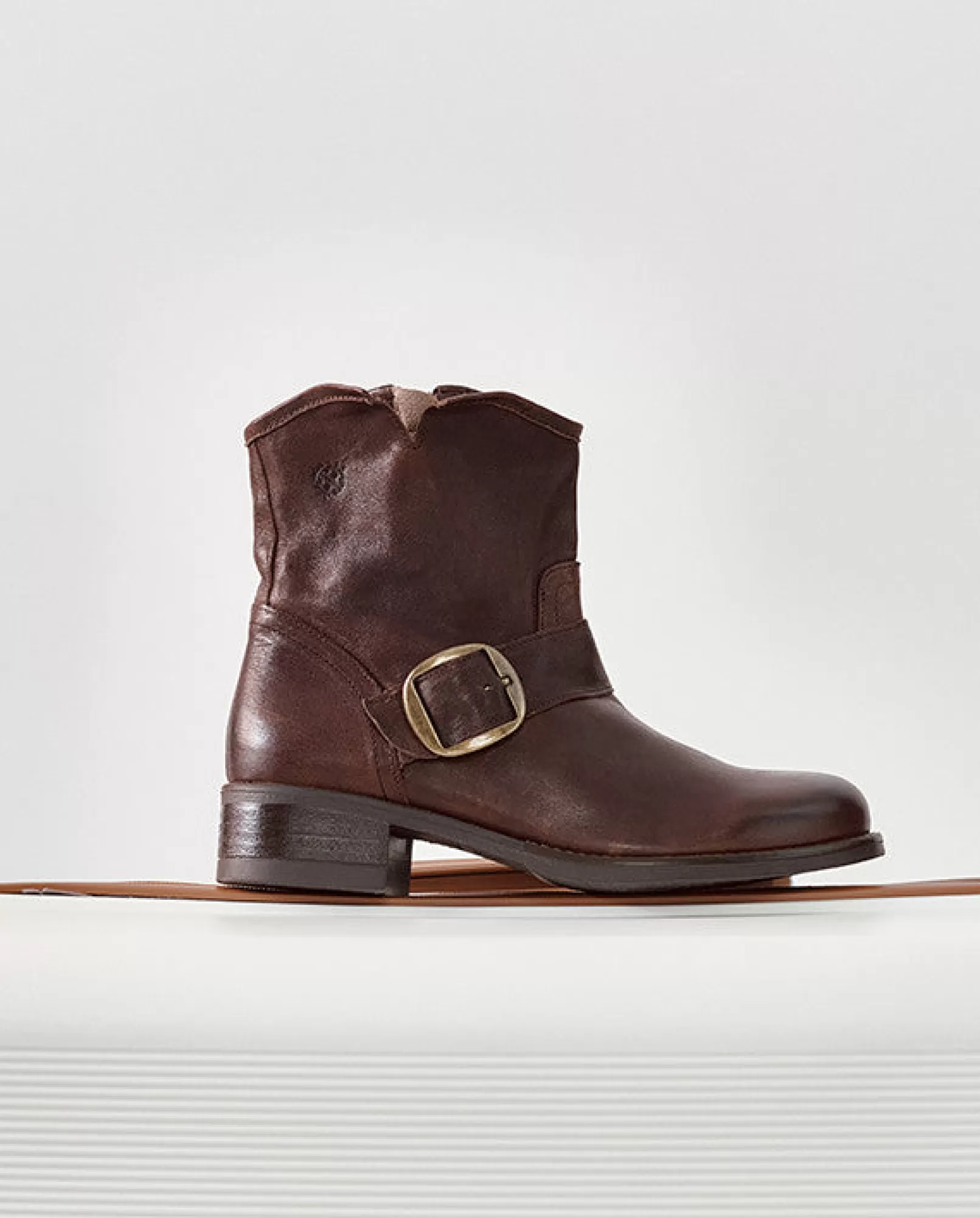 Ankle Boots^Yokono Botín Plano MONS-001 MARRON