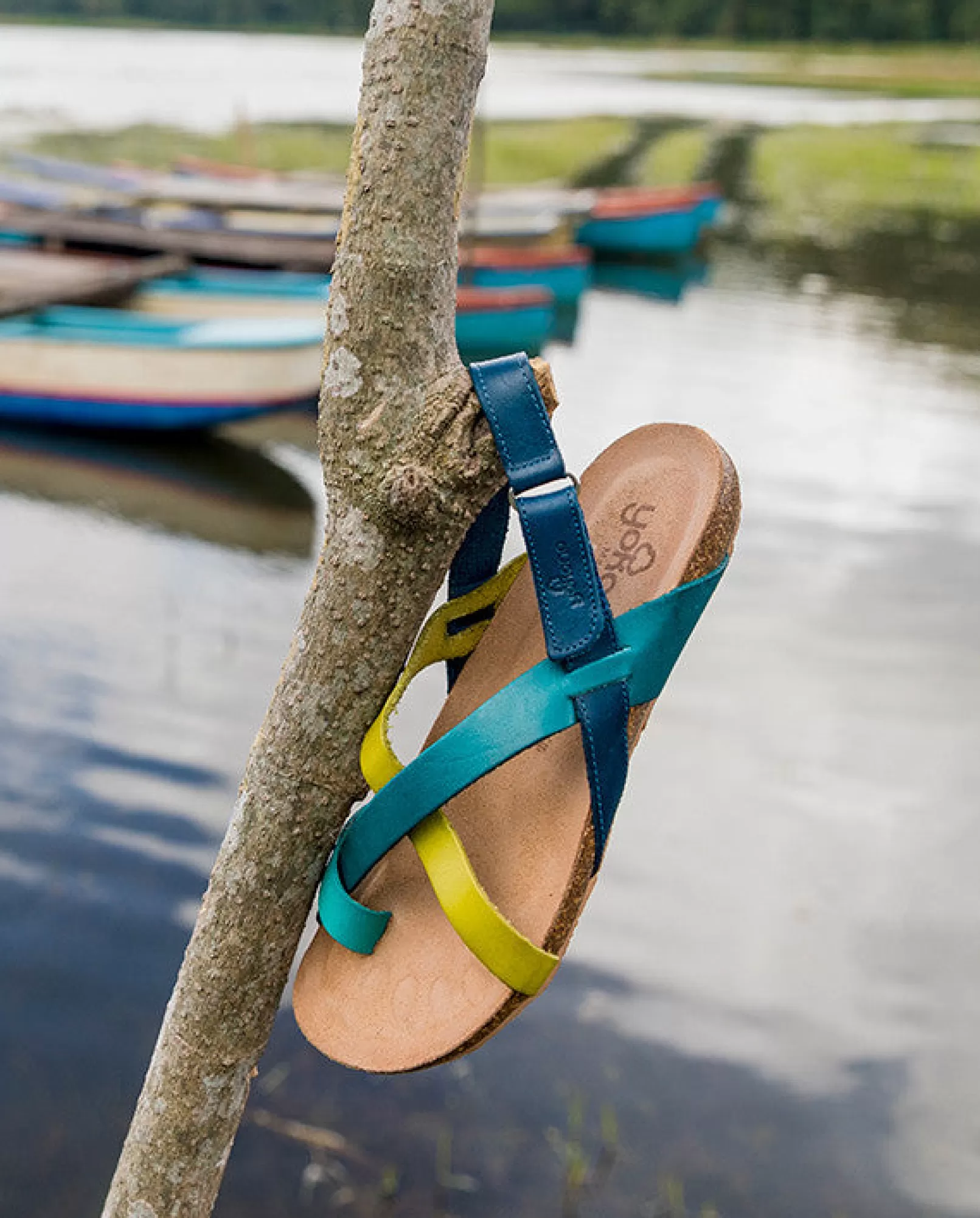 Flat Sandals^Yokono Flat Sandal IBIZA-718 Blue