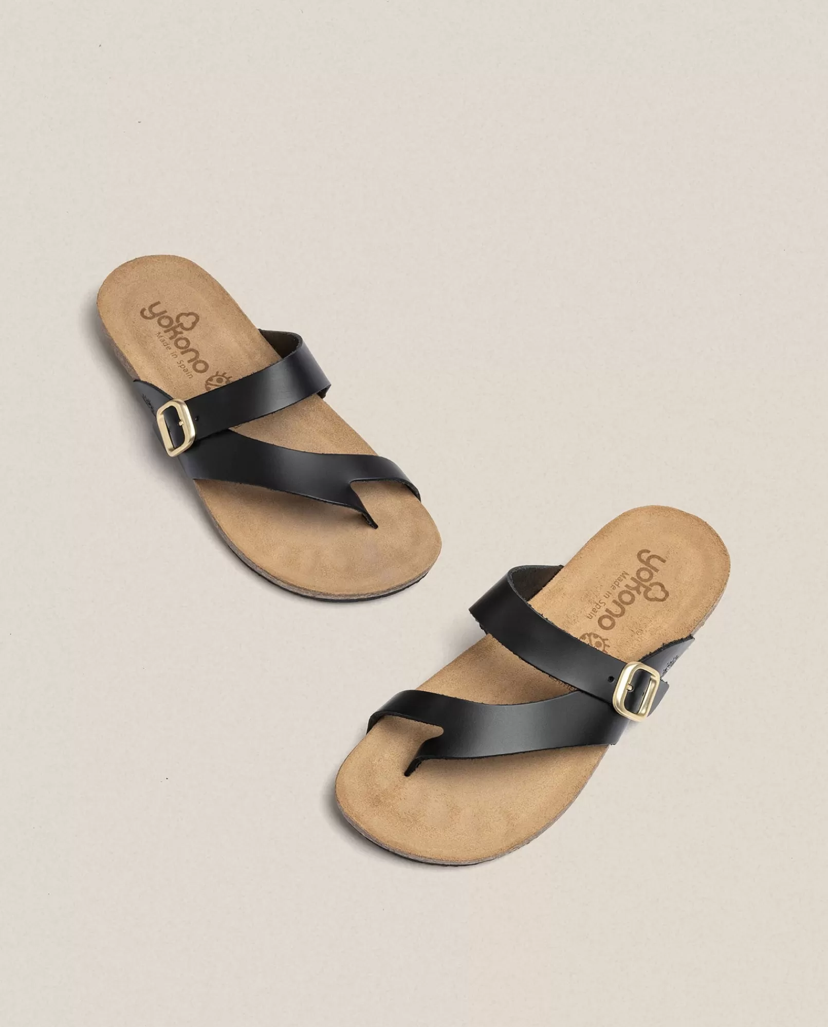 Flat Sandals^Yokono Flat Sandal Ibiza 013 Black