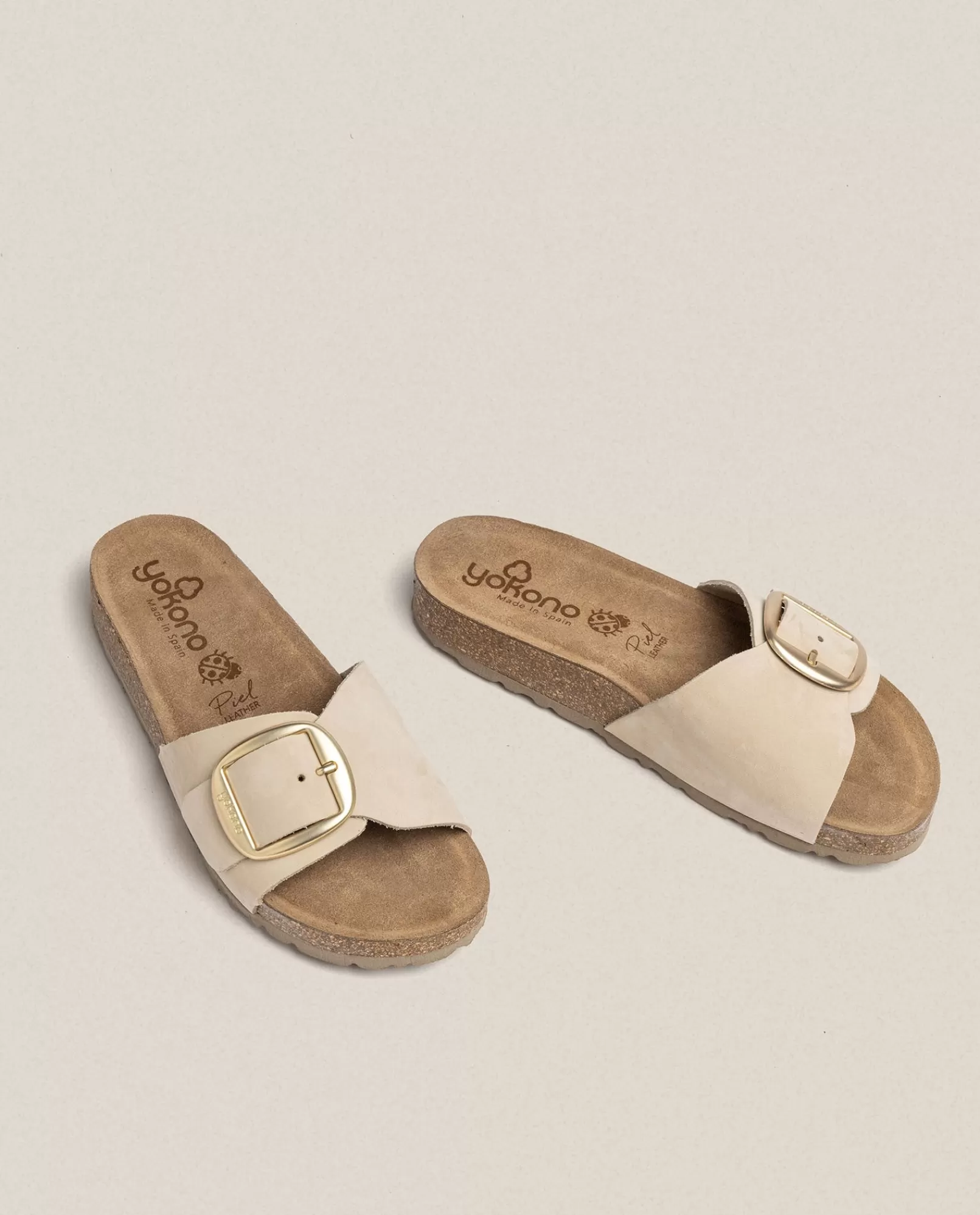 Flat Sandals^Yokono Flat Sandal JERBA-114 Beige