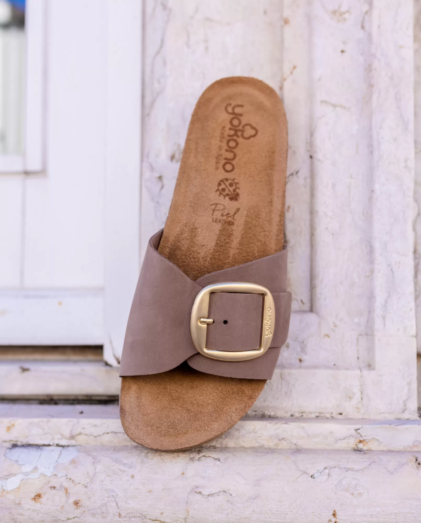 Flat Sandals^Yokono Flat Sandal JERBA-114 Brown