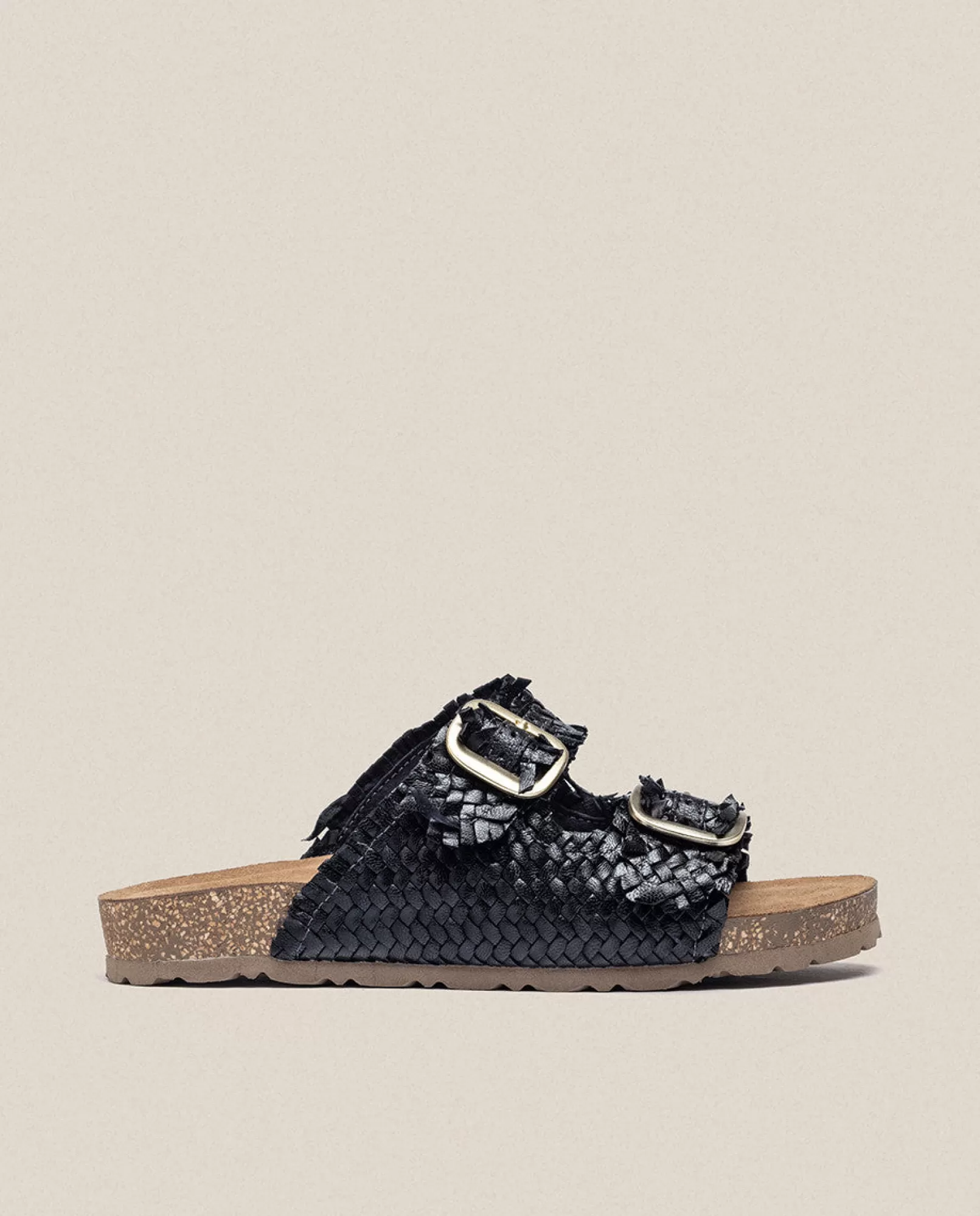 Flat Sandals^Yokono Flat Sandal JERBA-143 Black