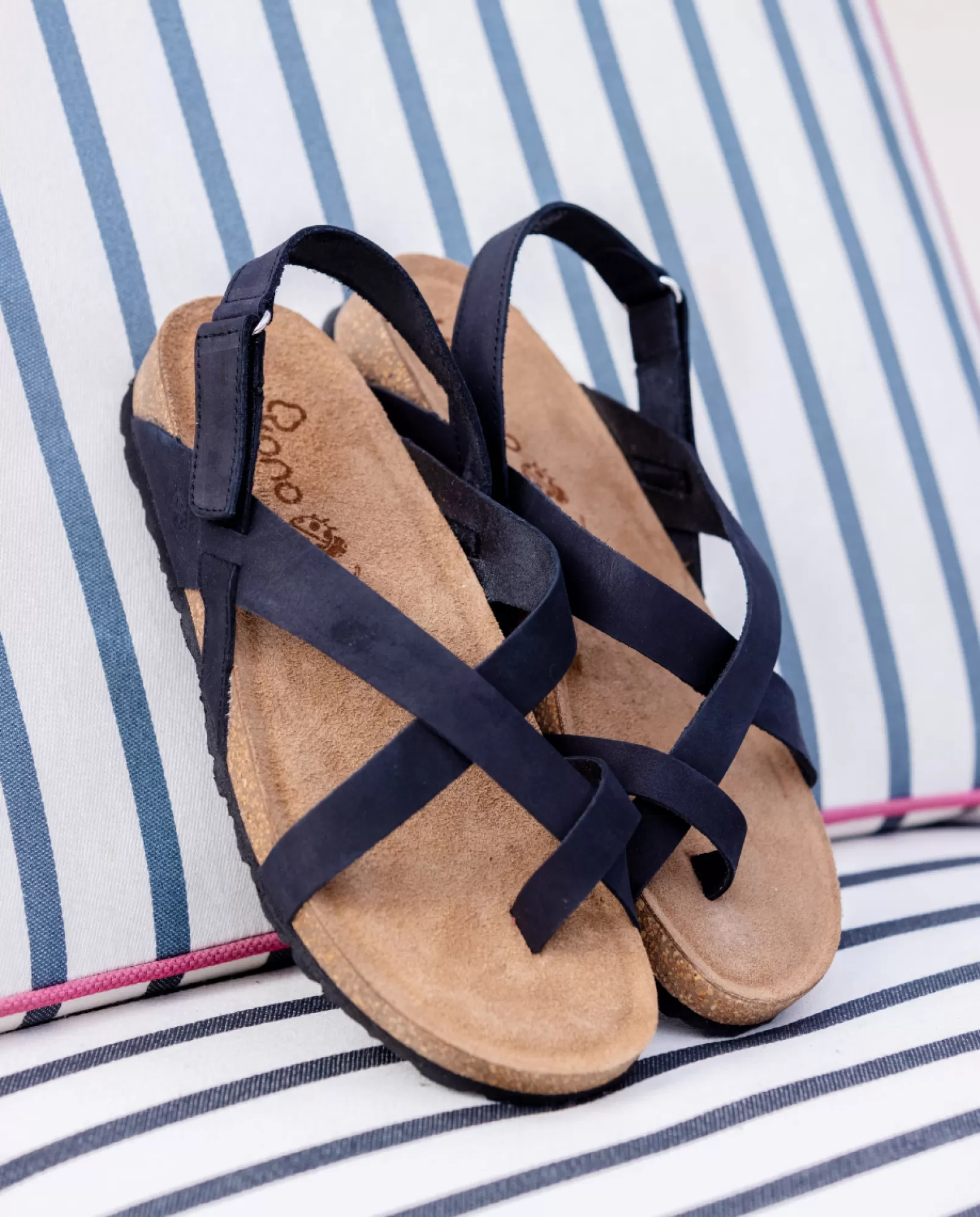 Flat Sandals^Yokono Flat Sandal JERBA-718 Black