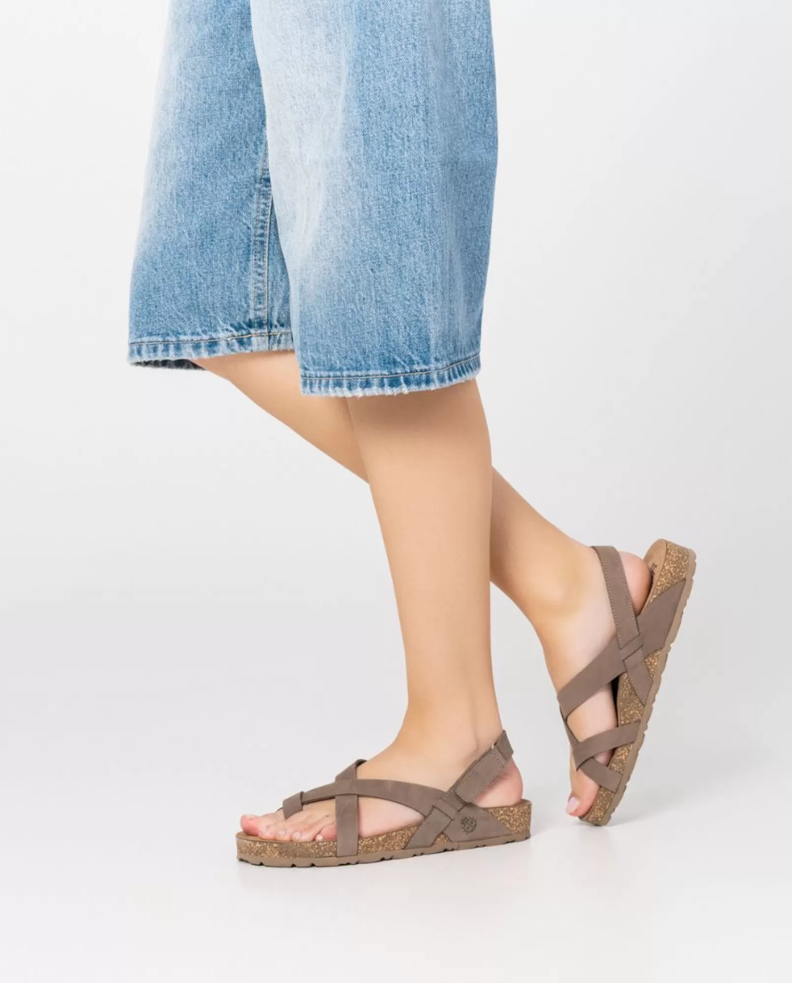 Flat Sandals^Yokono Flat Sandal JERBA-718 Brown