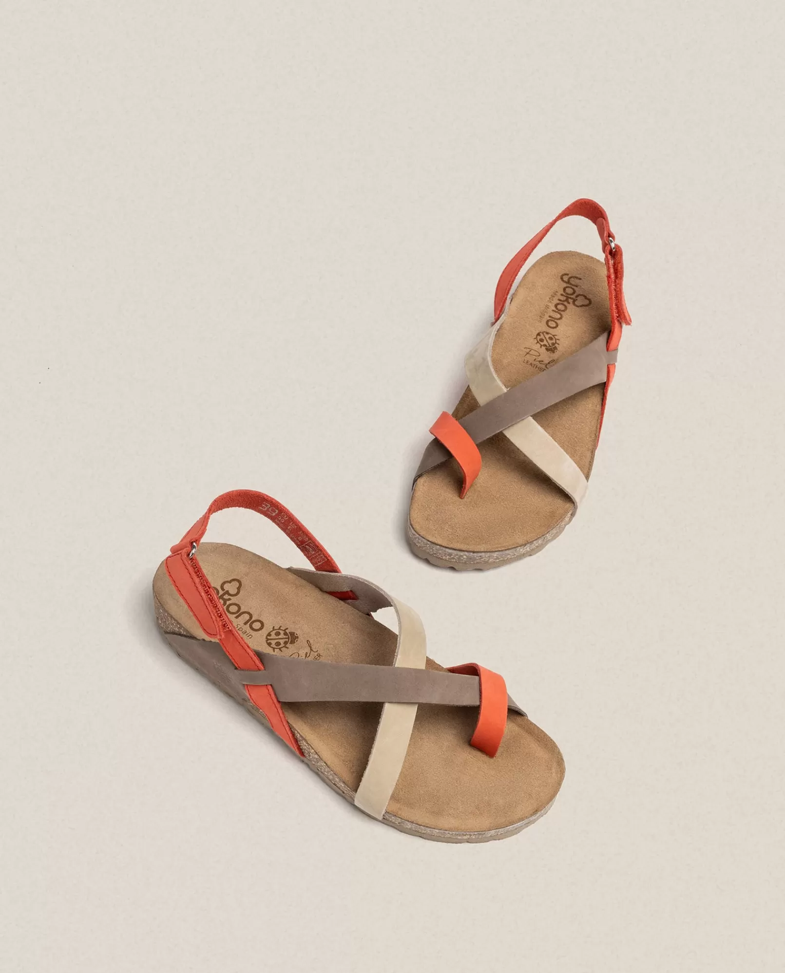 Flat Sandals^Yokono Flat Sandal JERBA-718 Red