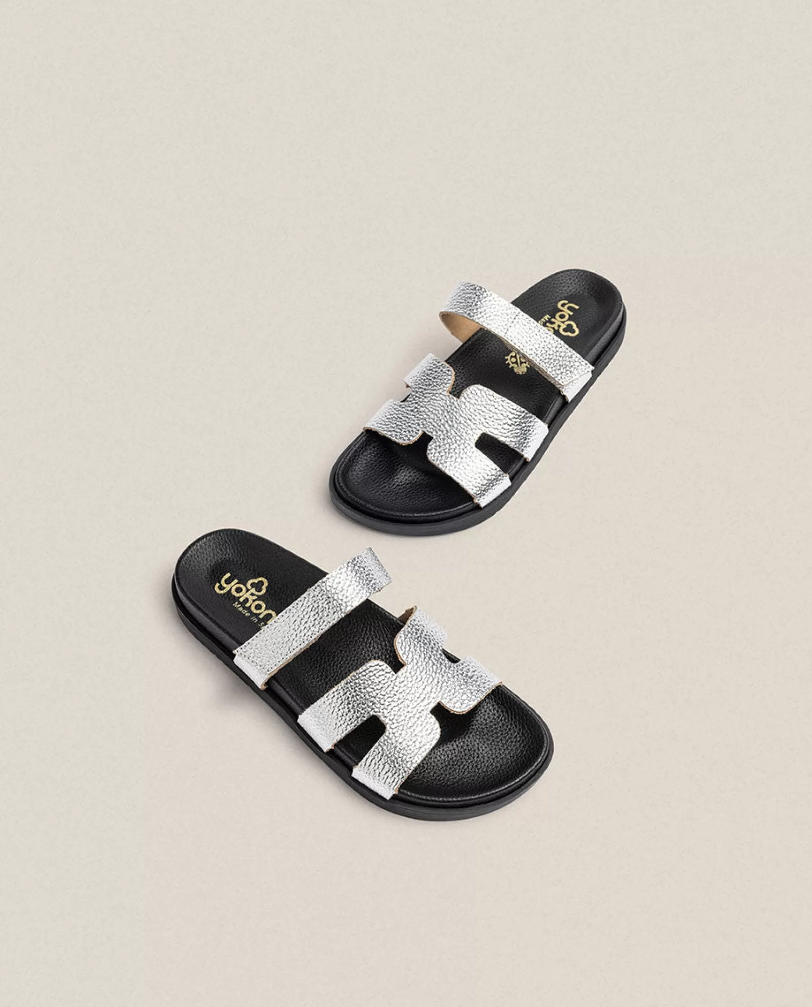 Flat Sandals^Yokono Flat Sandal MORENA-125 Silver