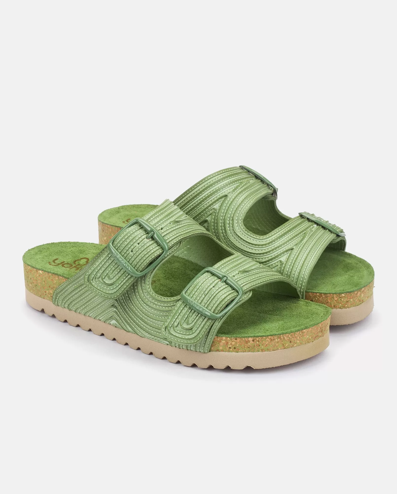 Flat Sandals^Yokono Flat Sandal NOJA-003 Green