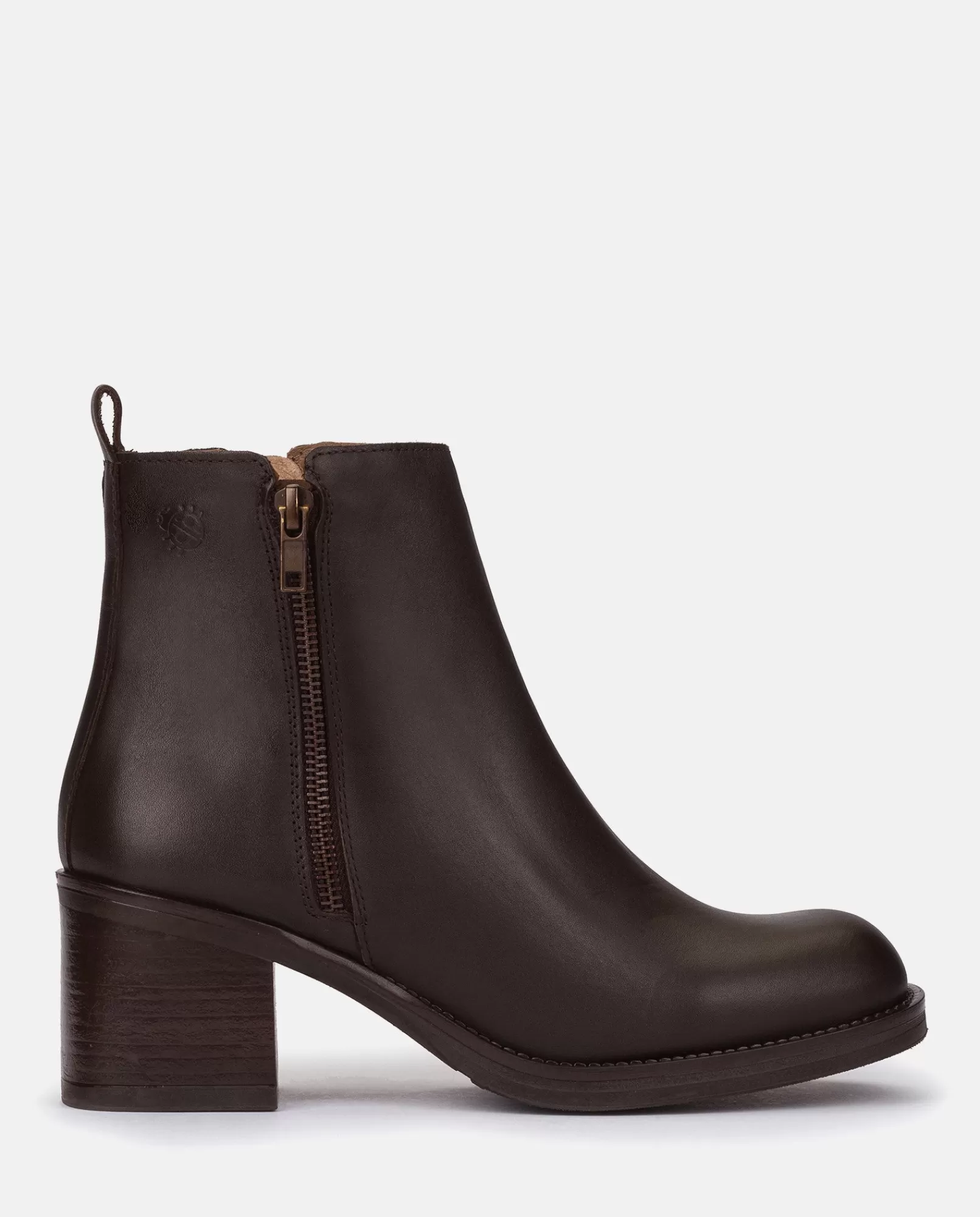 Ankle Boots^Yokono Heeled Ankle Boot LANDAS-002 Brown