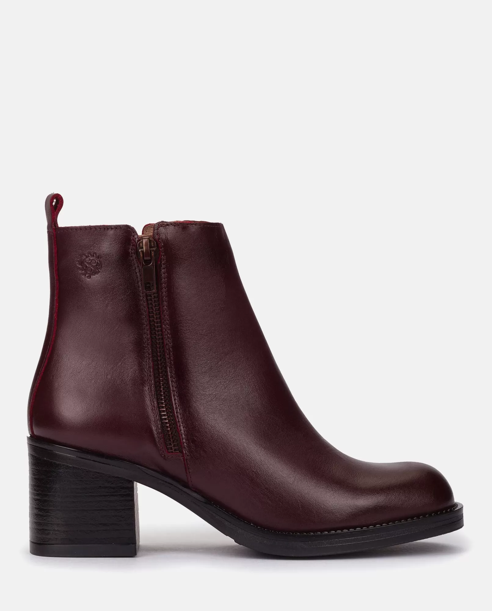 Ankle Boots^Yokono Heeled Ankle Boot LANDAS-002 Burgundy