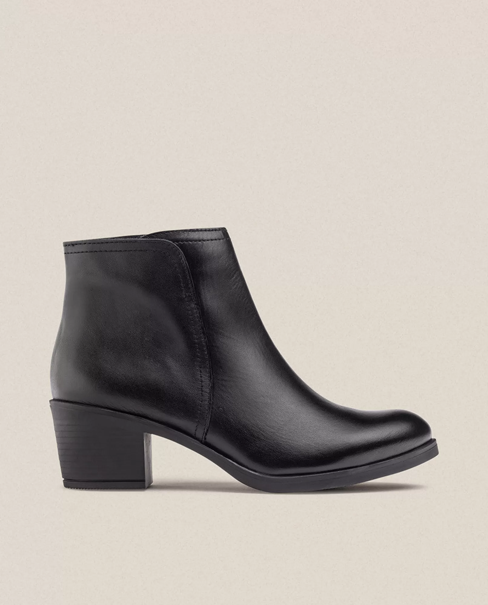 Ankle Boots^Yokono Heeled Ankle Boot LILLE-016 Black