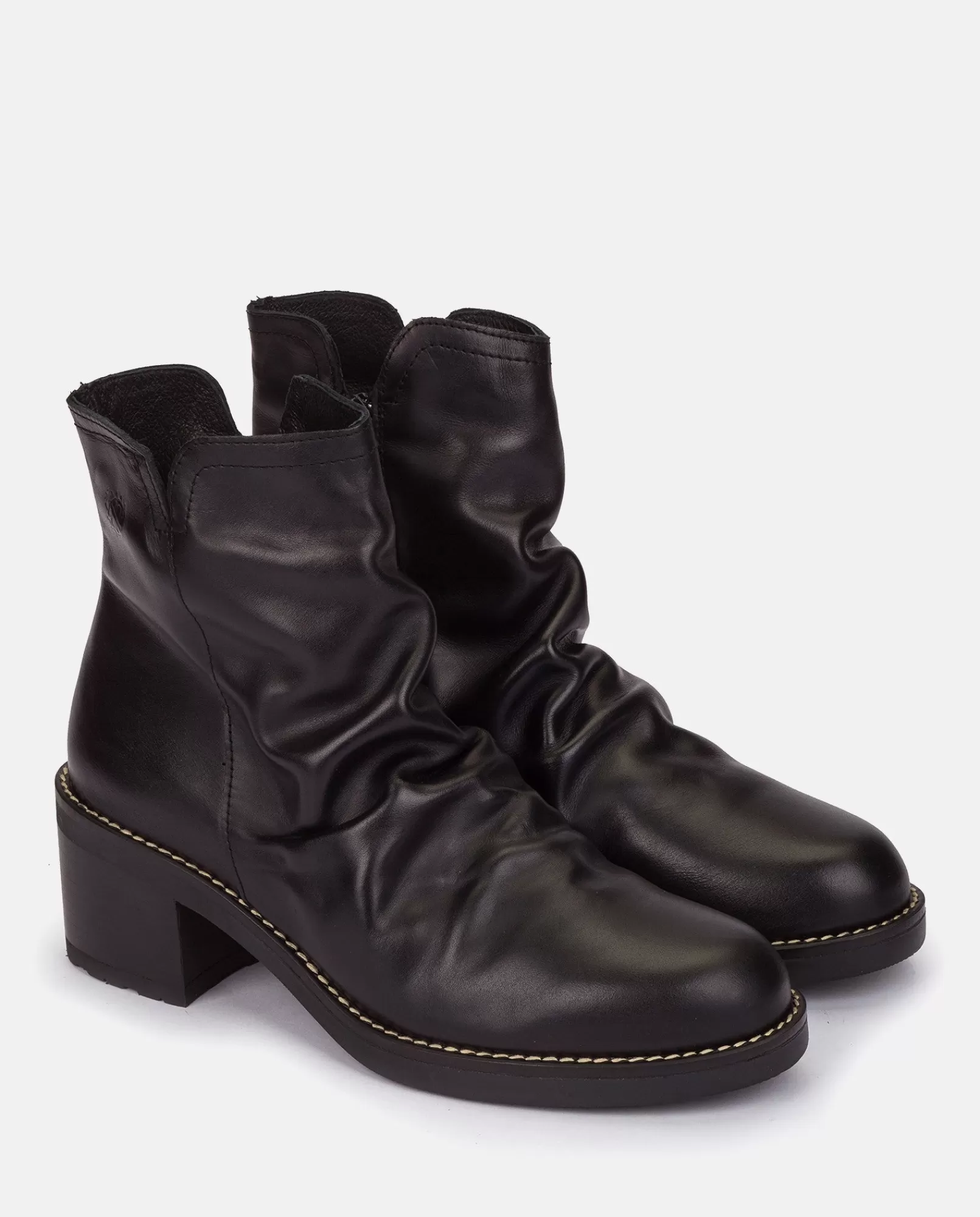 Ankle Boots^Yokono Heeled Ankle Boot MESINA-003 Black