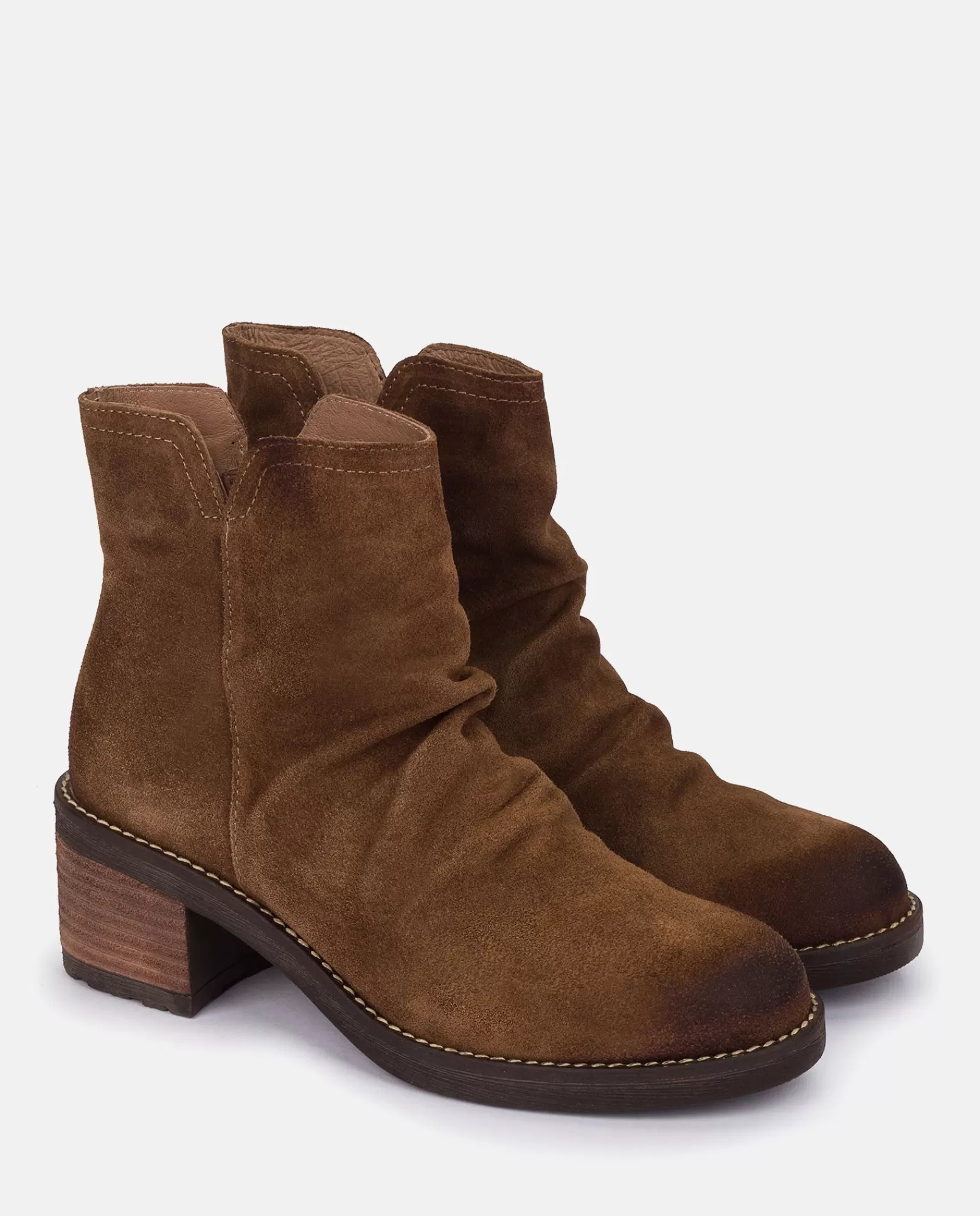 Ankle Boots^Yokono Heeled Ankle Boot MESINA-003 Brown