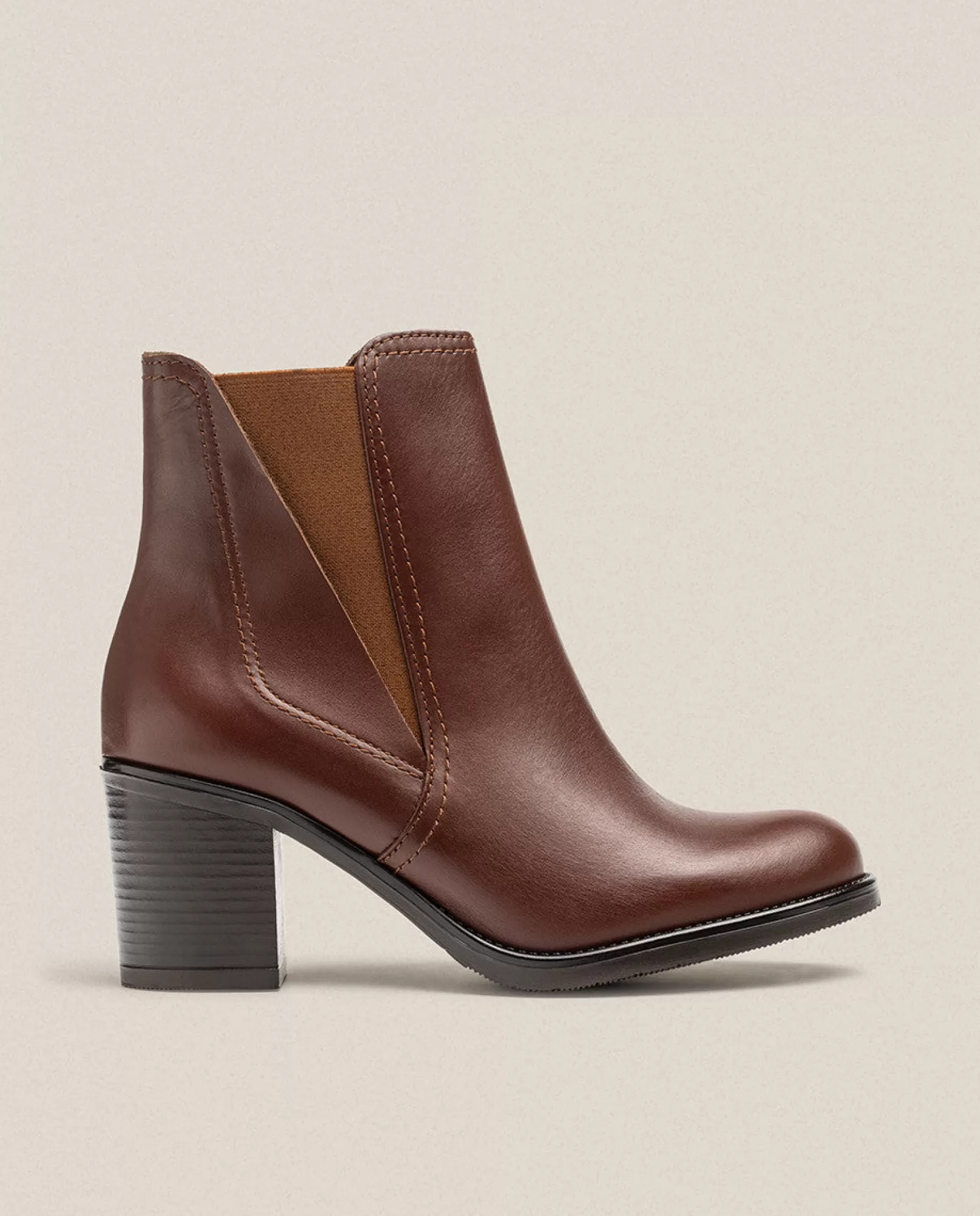 Ankle Boots^Yokono Heeled Ankle Boot ORNE-002 Brown