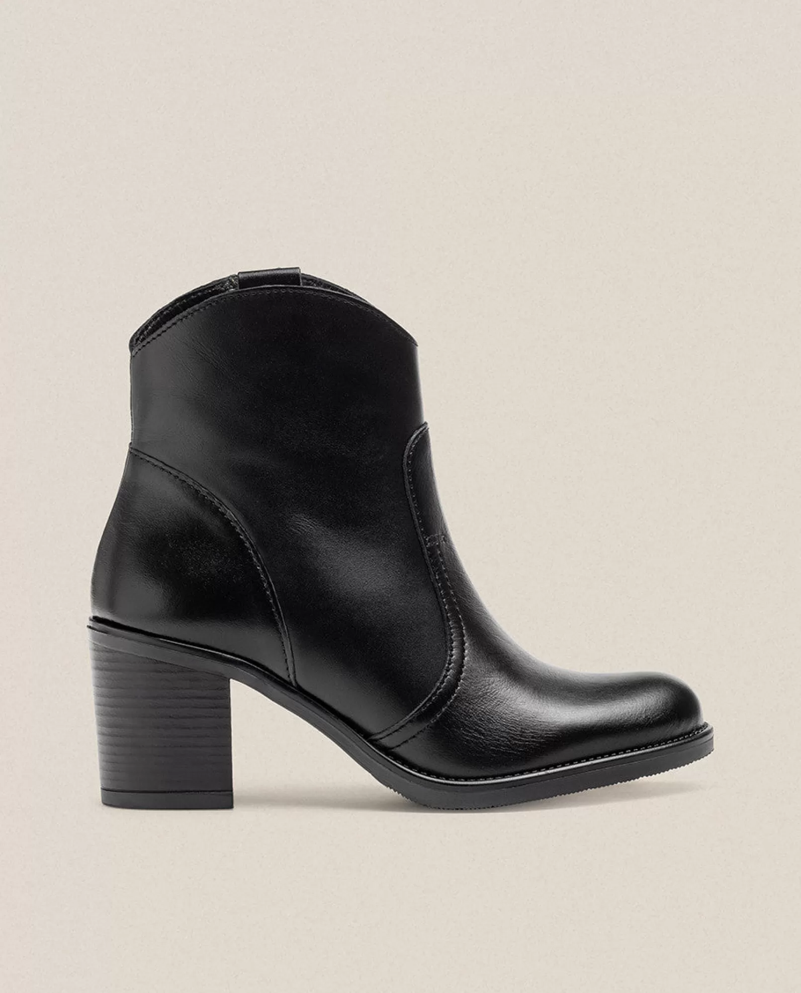 Ankle Boots^Yokono Heeled Ankle Boot ORNE-003 Black