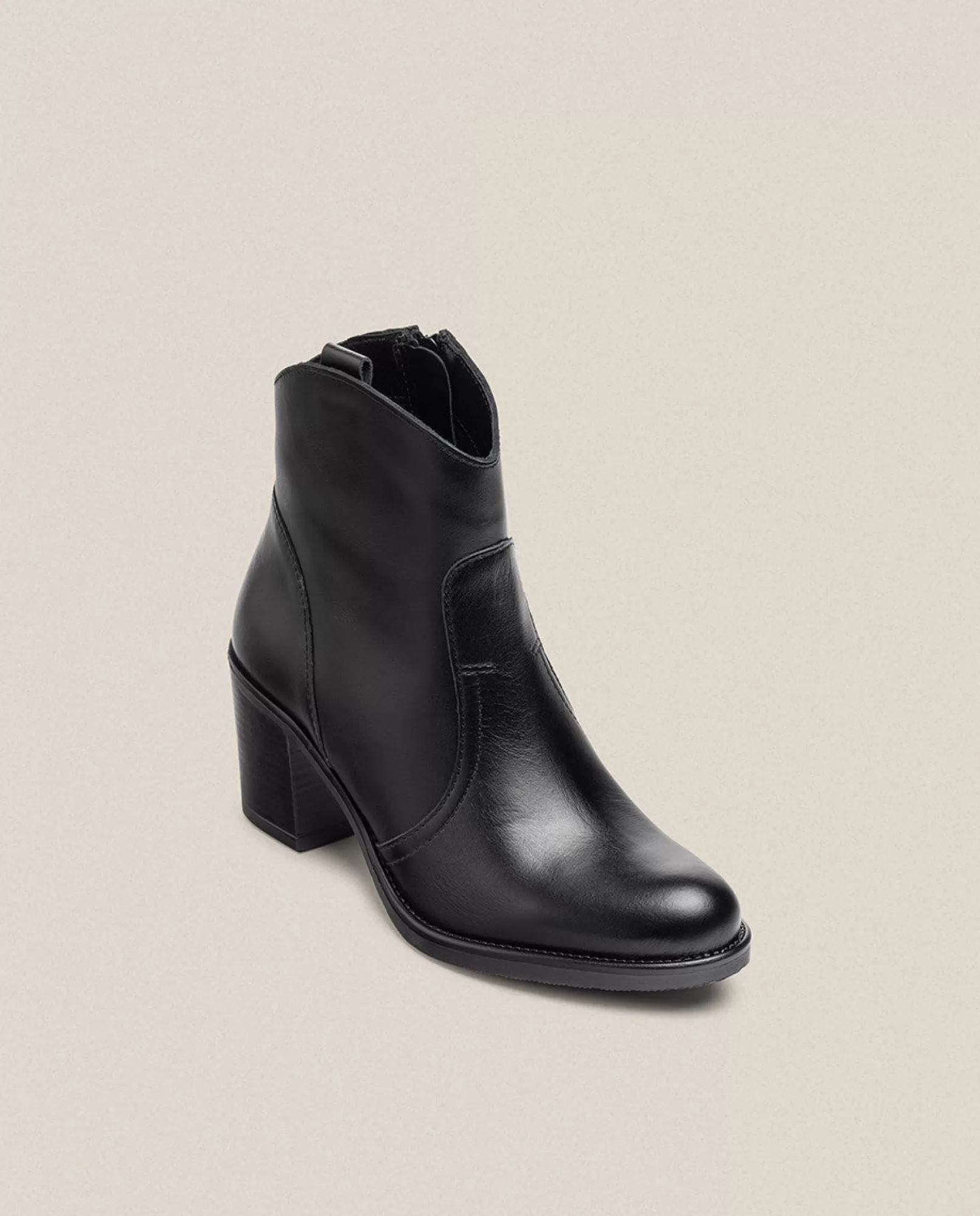 Ankle Boots^Yokono Heeled Ankle Boot ORNE-003 Black