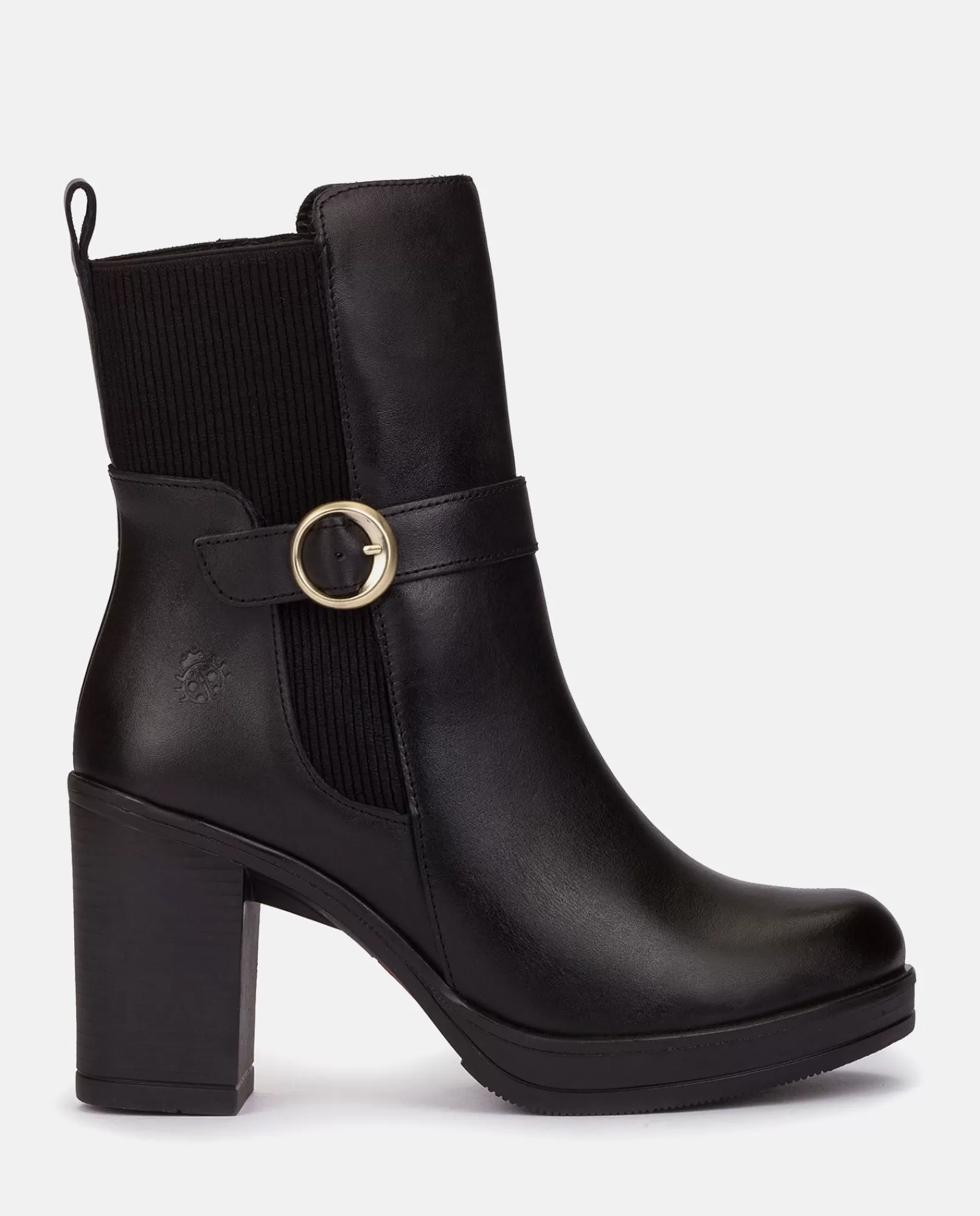 Ankle Boots^Yokono Heeled Ankle Boot PILSEN-003 Black