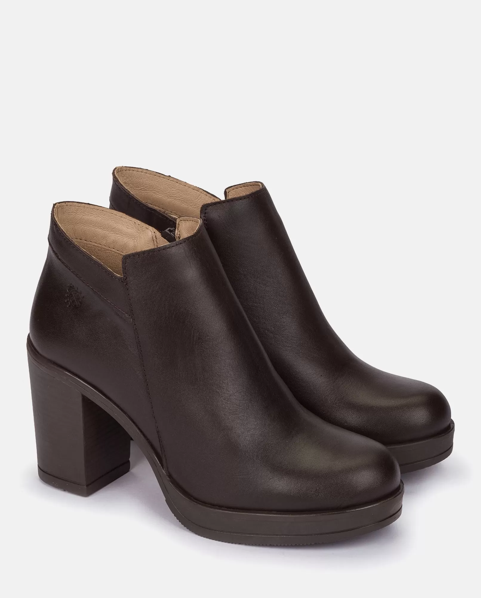 Ankle Boots^Yokono Heeled Ankle Boot PILSEN-004 Brown