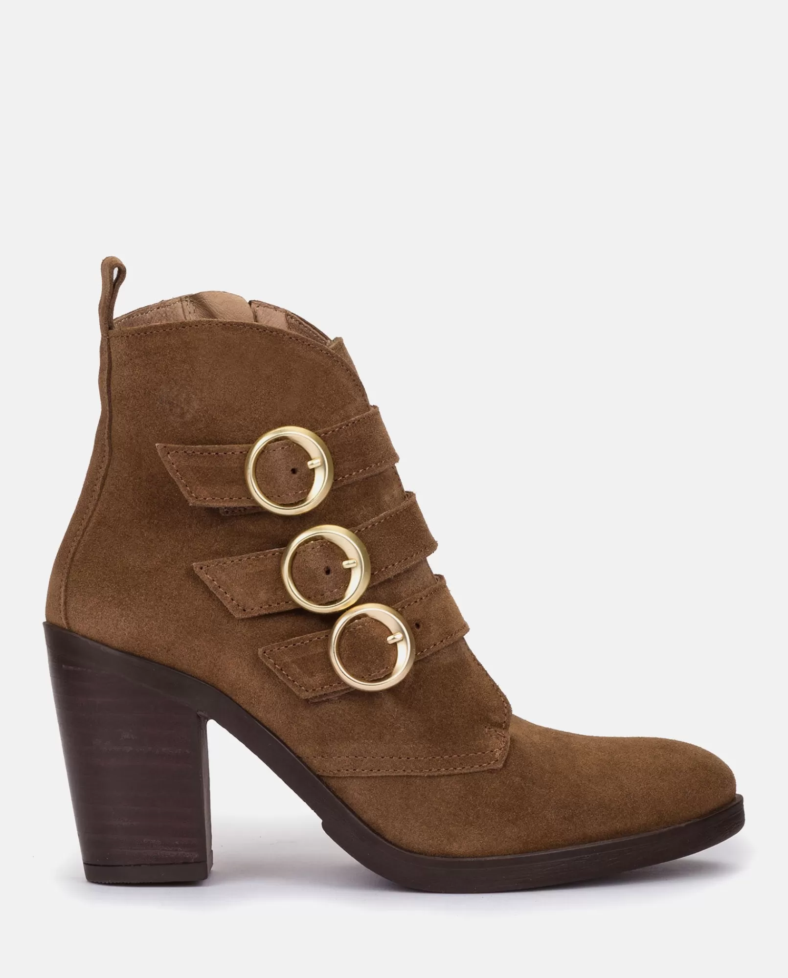 Ankle Boots^Yokono Heeled Ankle Boot TOURS-005 Brown