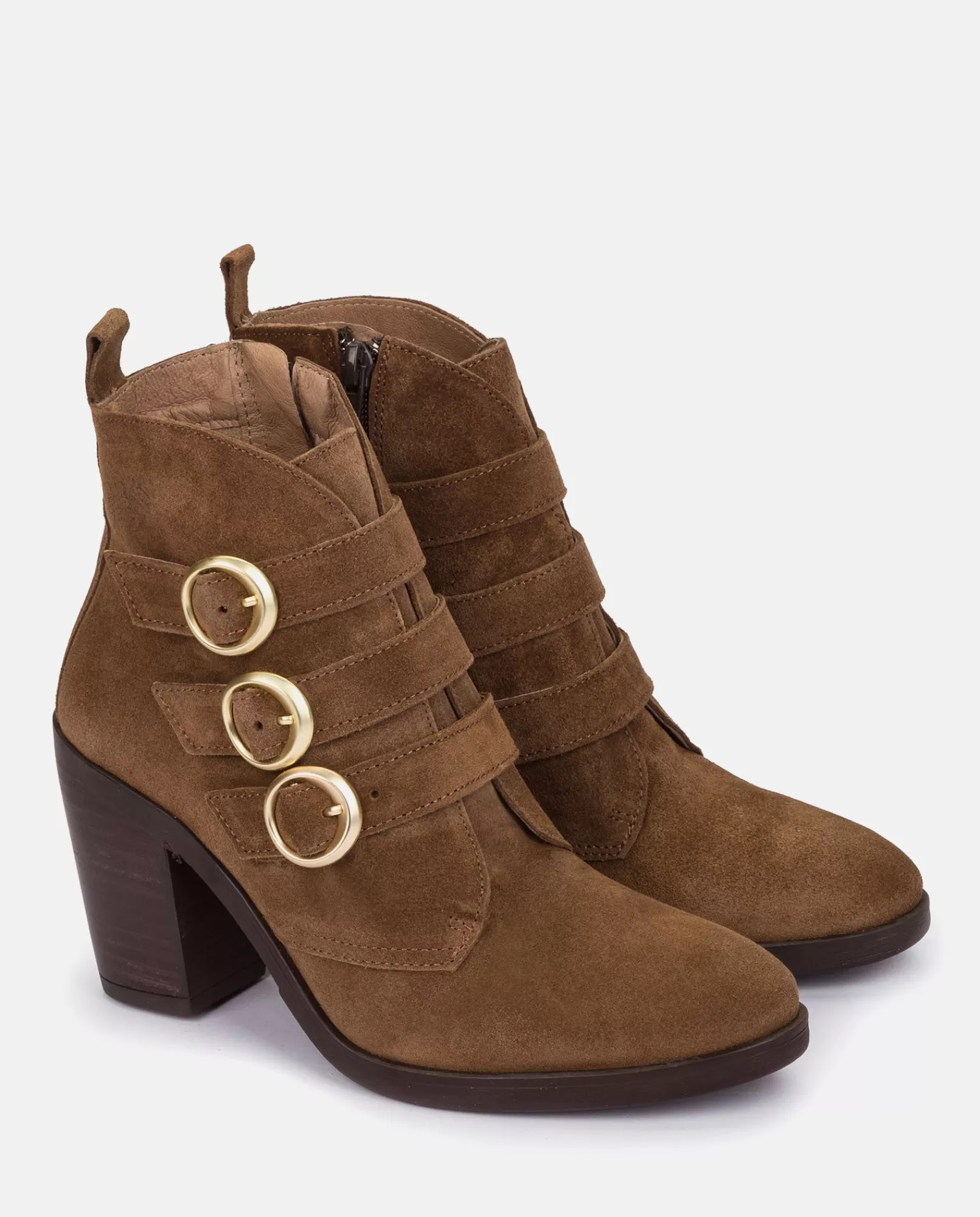 Ankle Boots^Yokono Heeled Ankle Boot TOURS-005 Brown