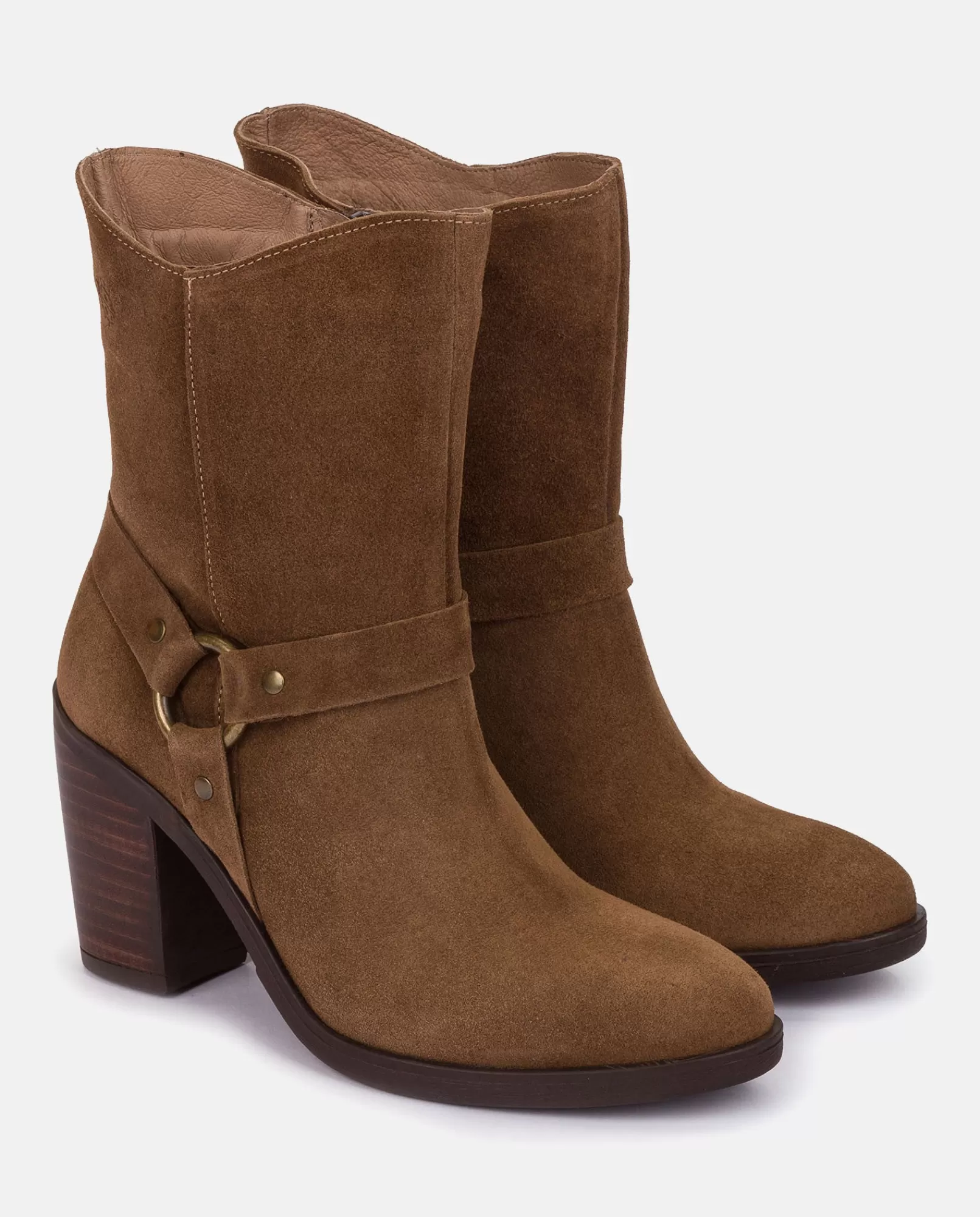 Ankle Boots^Yokono Heeled Ankle Boot TOURS-008 Brown