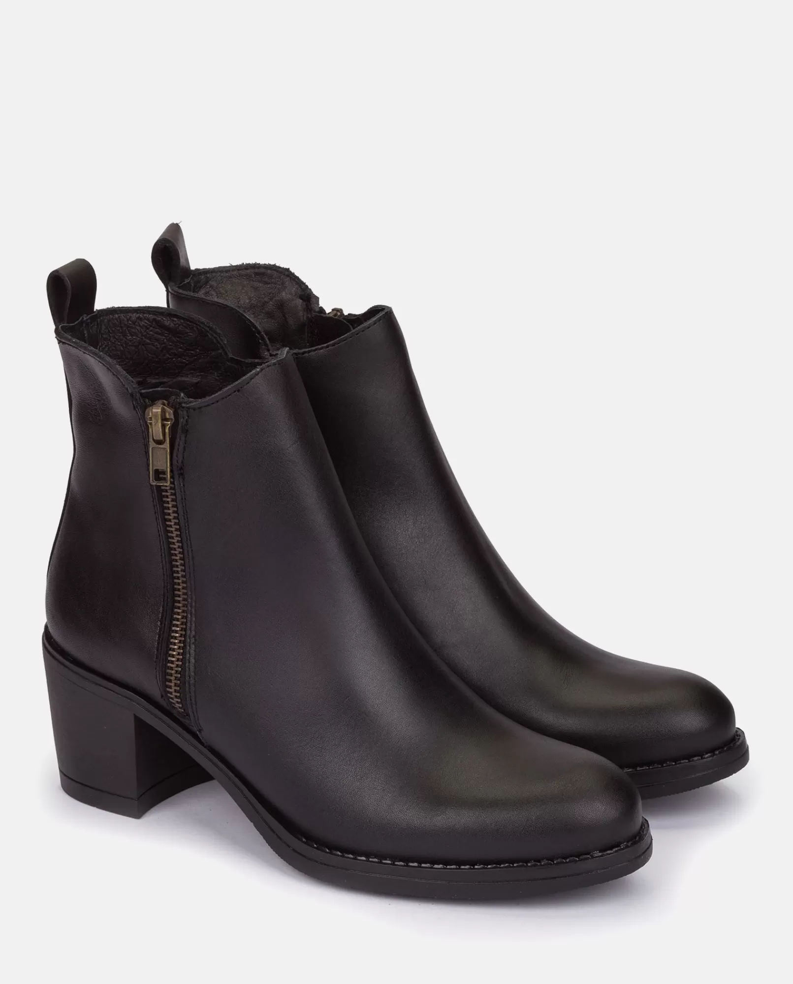 Ankle Boots^Yokono Heeled Ankle Boots LILLE-012 Black