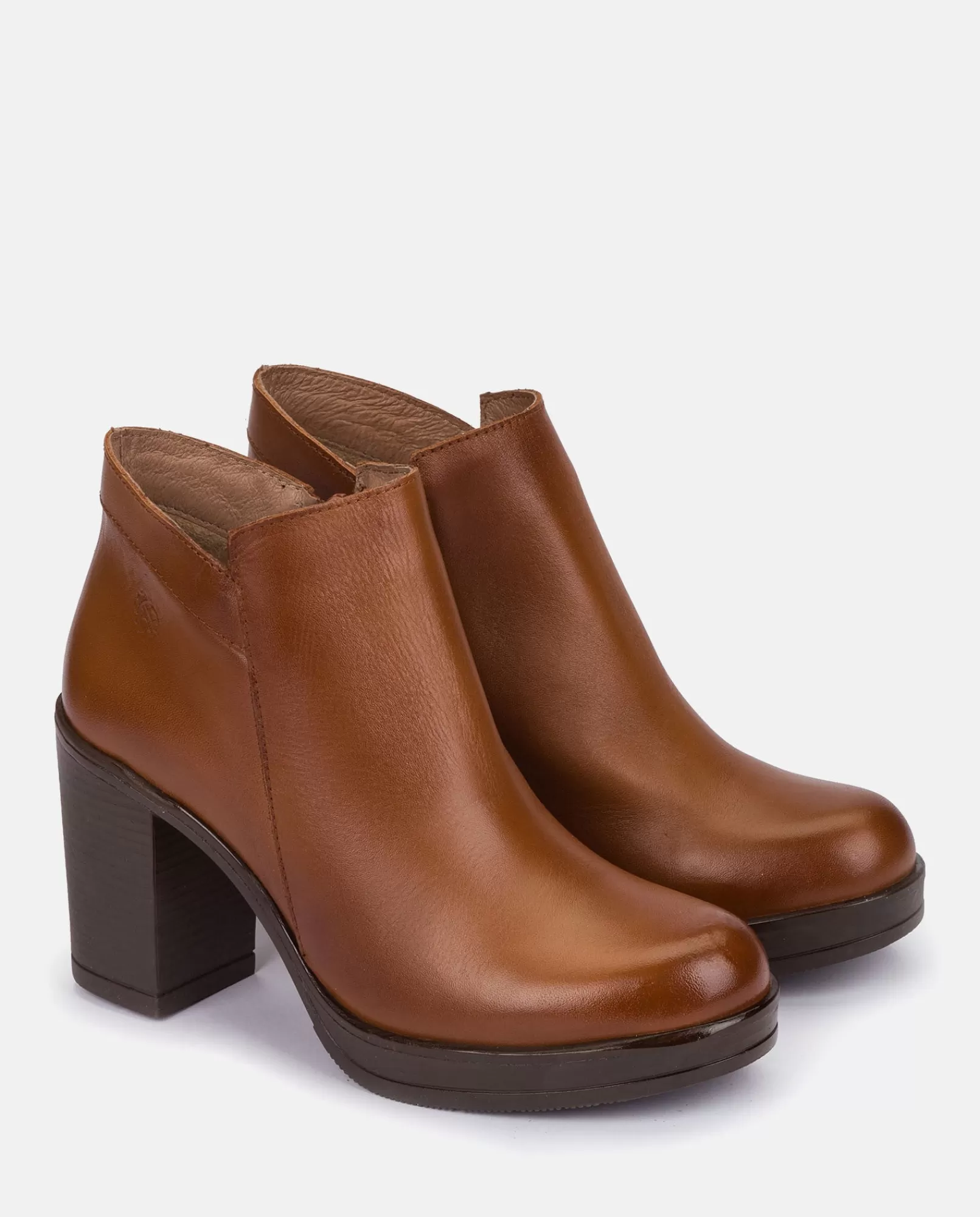 Ankle Boots^Yokono Heeled Ankle Boots PILSEN-004 Brown