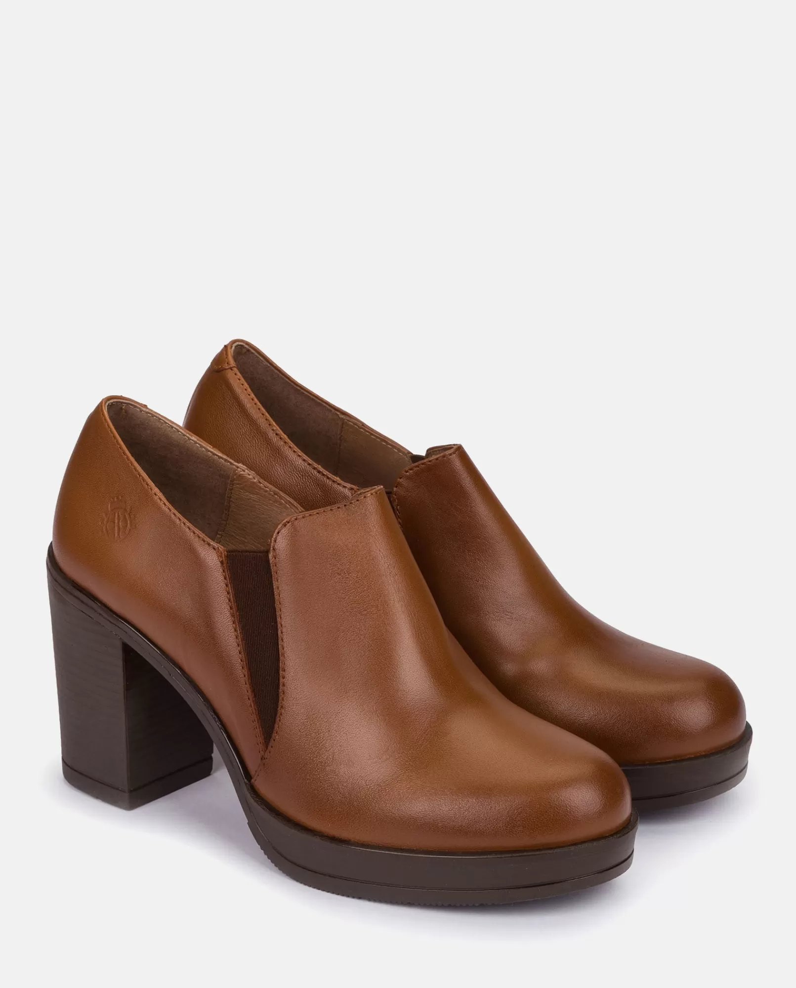 Shoes^Yokono Heeled Ankle Boots PILSEN-005 Brown