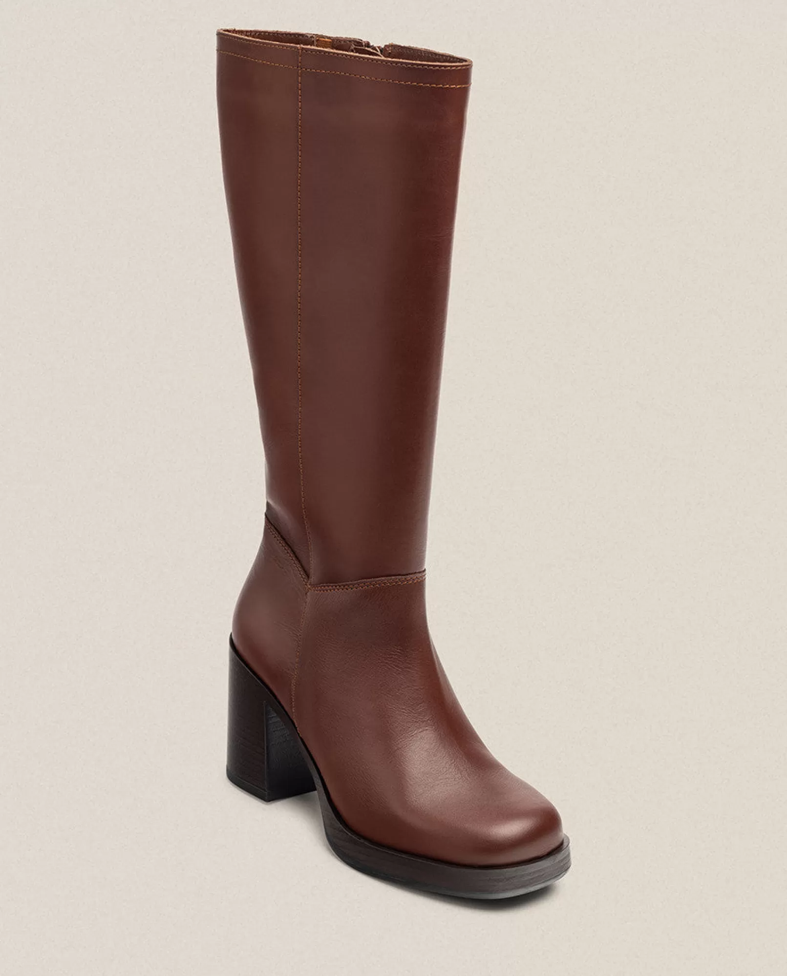 Boots^Yokono Heeled Boot KOLIN-008 Brown