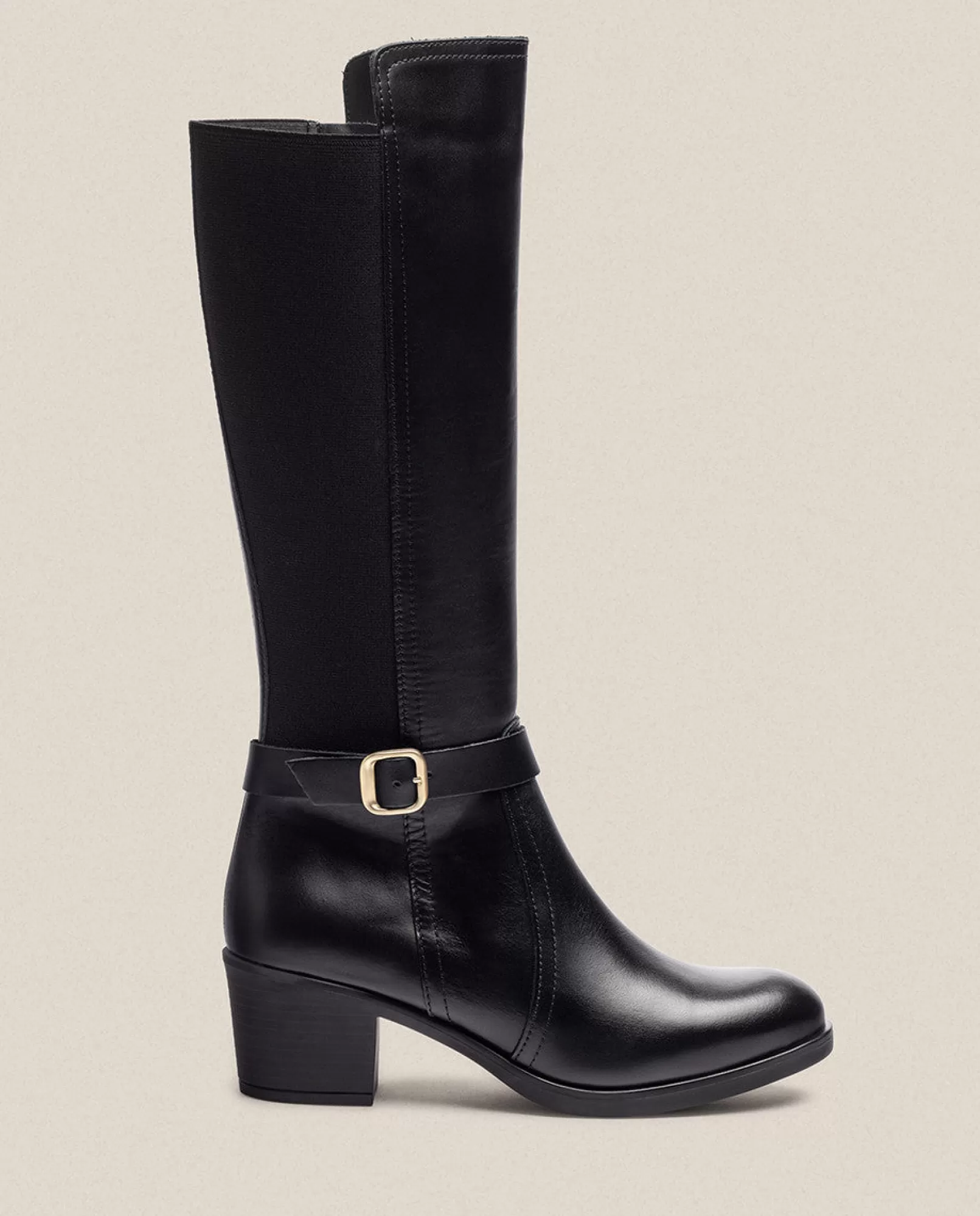 Boots^Yokono Heeled Boot LILLE-015 Black