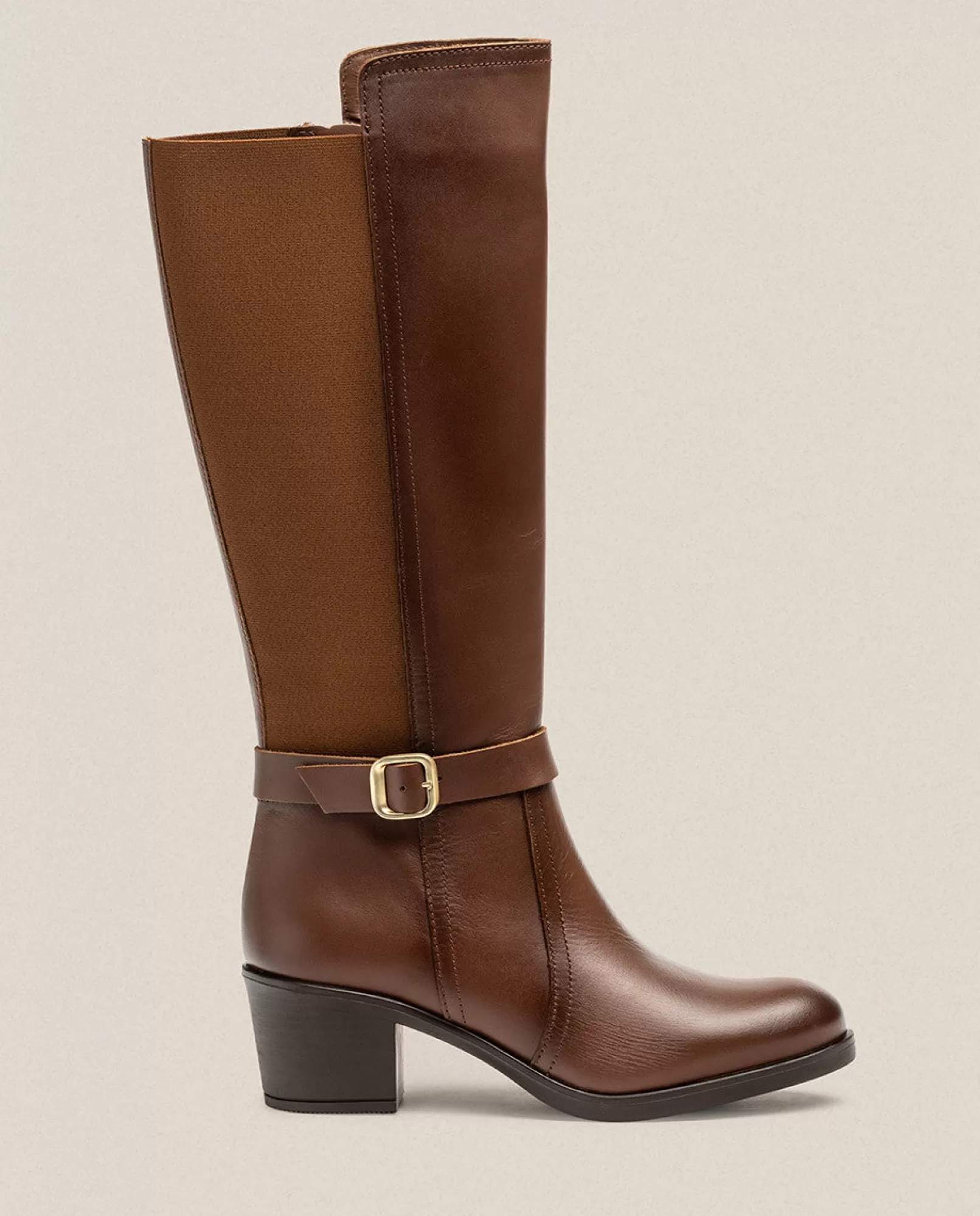 Boots^Yokono Heeled Boot LILLE-015 Brown