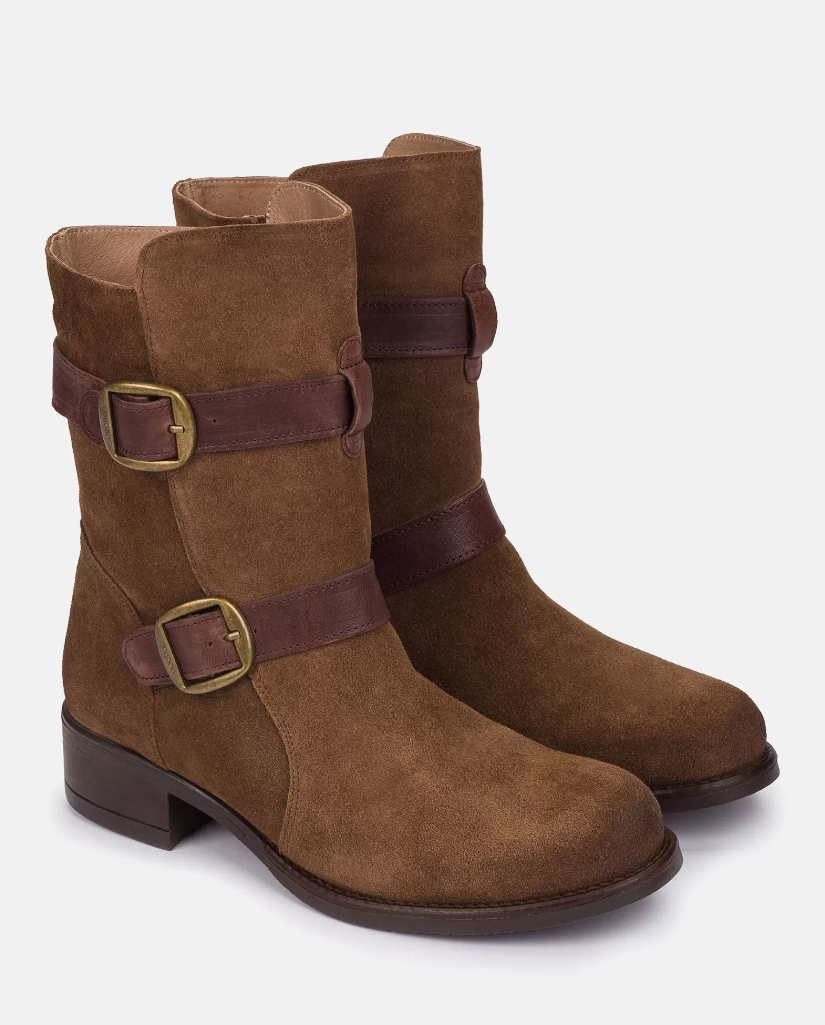 Ankle Boots^Yokono Heeled Booty MONS-003 Brown