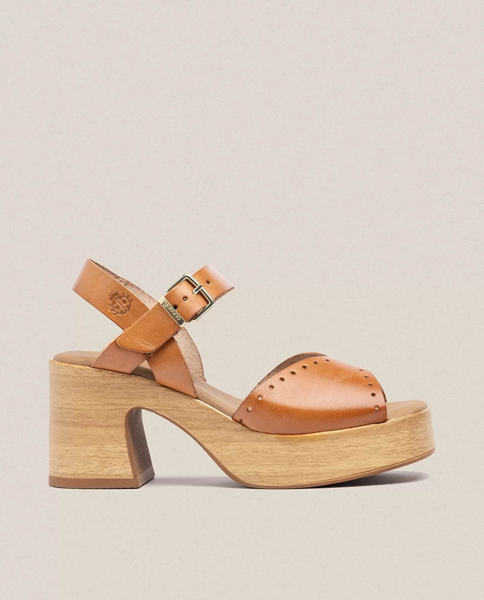 Heeled Sandals^Yokono Heeled Sandal BONAI-002 Brown