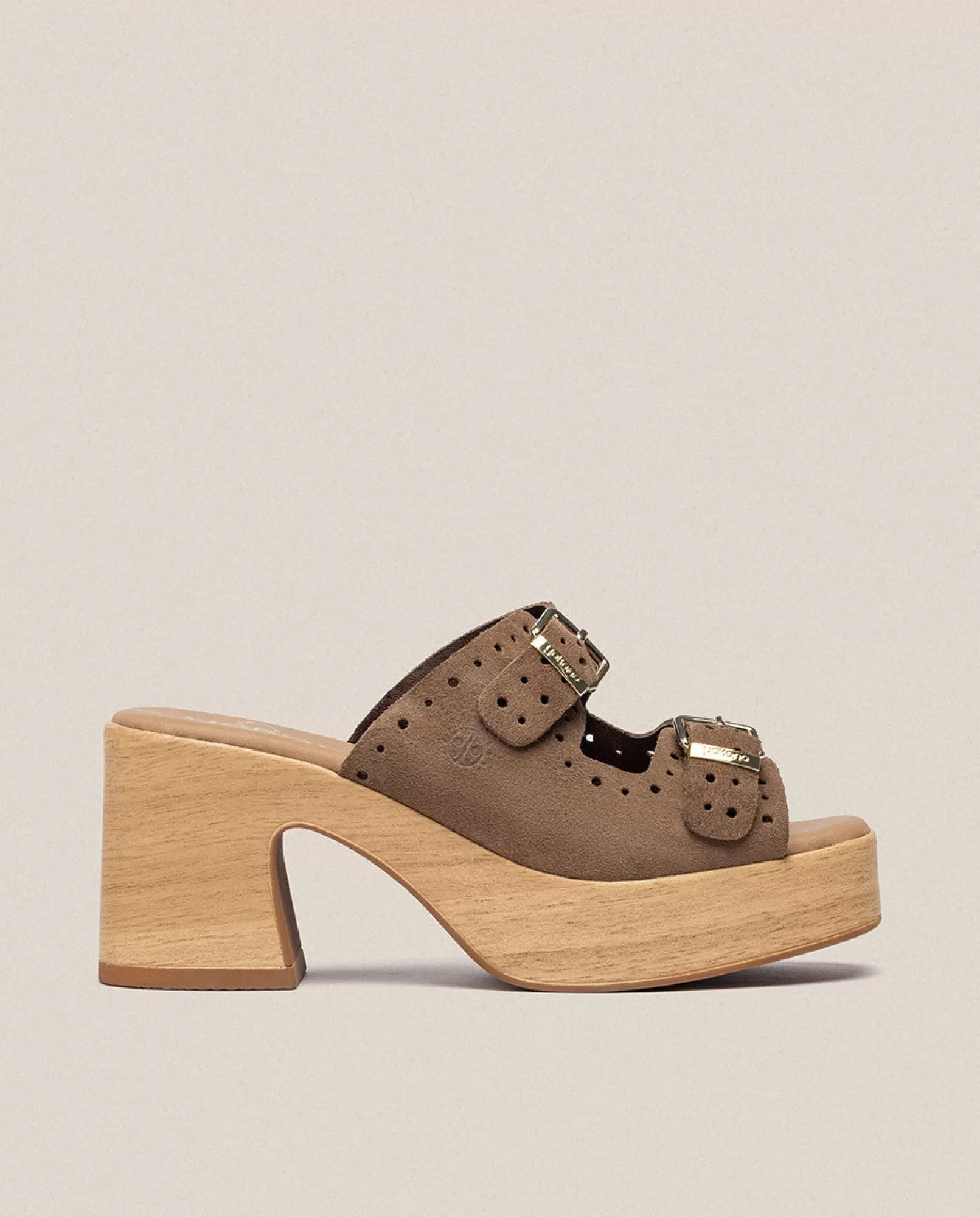 Heeled Sandals^Yokono Heeled Sandal BONAI-003 Brown