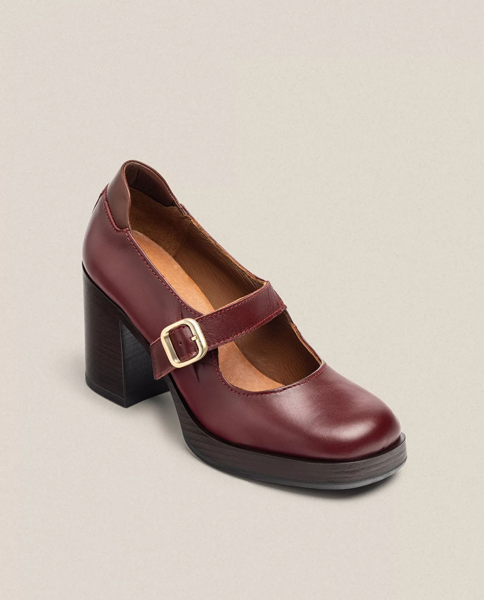 Shoes^Yokono Heeled Shoe KOLIN-010 Burgundy