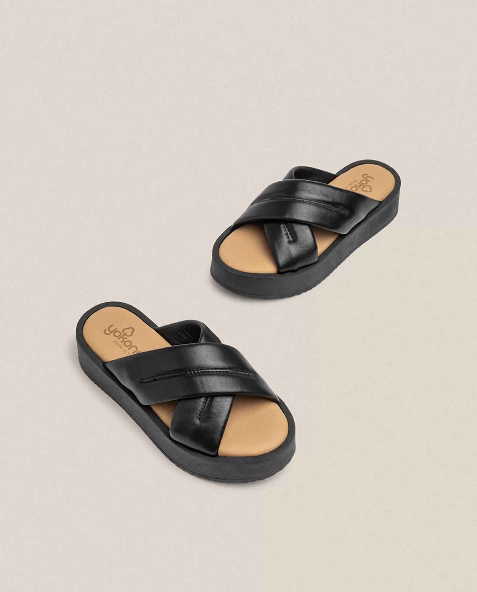 Platform Sandals^Yokono Platform Sandal CARMEN-004 Black