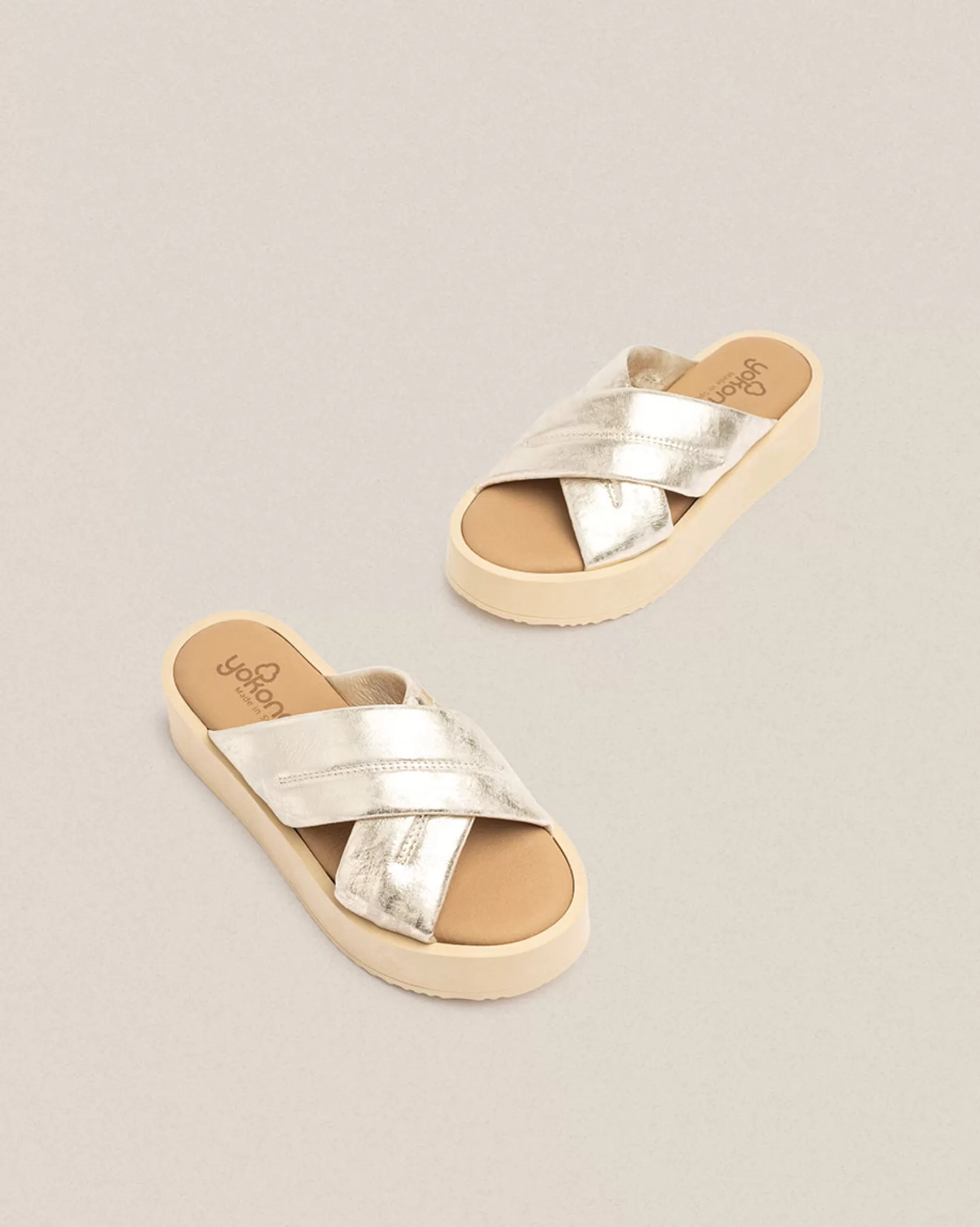 Platform Sandals^Yokono Platform Sandal CARMEN-004 Gold