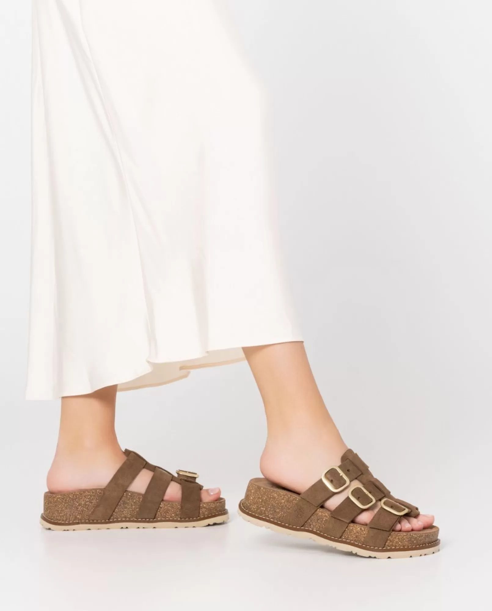 Platform Sandals^Yokono Platform Sandal OCA-004 Brown