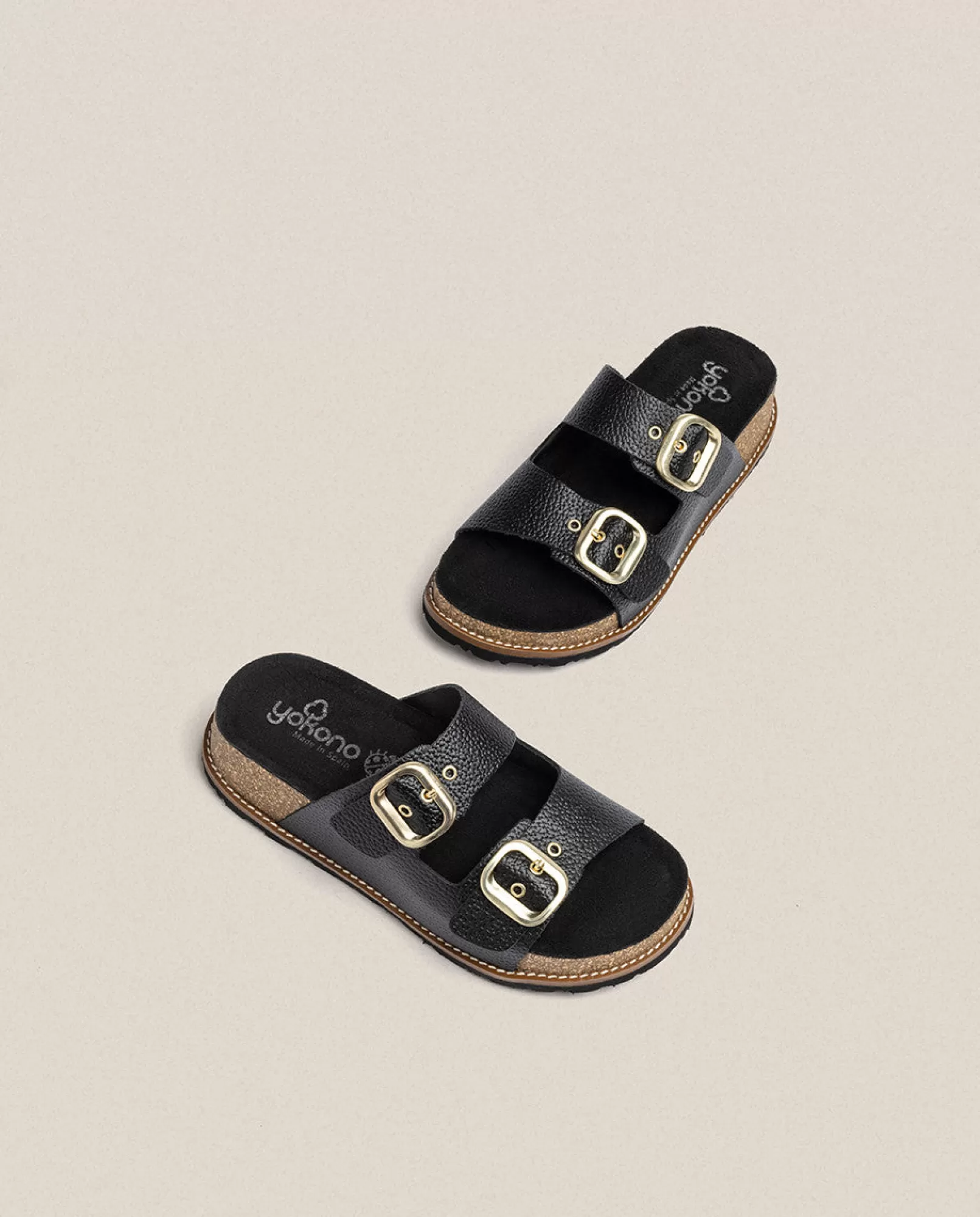 Platform Sandals^Yokono Platform Sandal OCA-013 Black