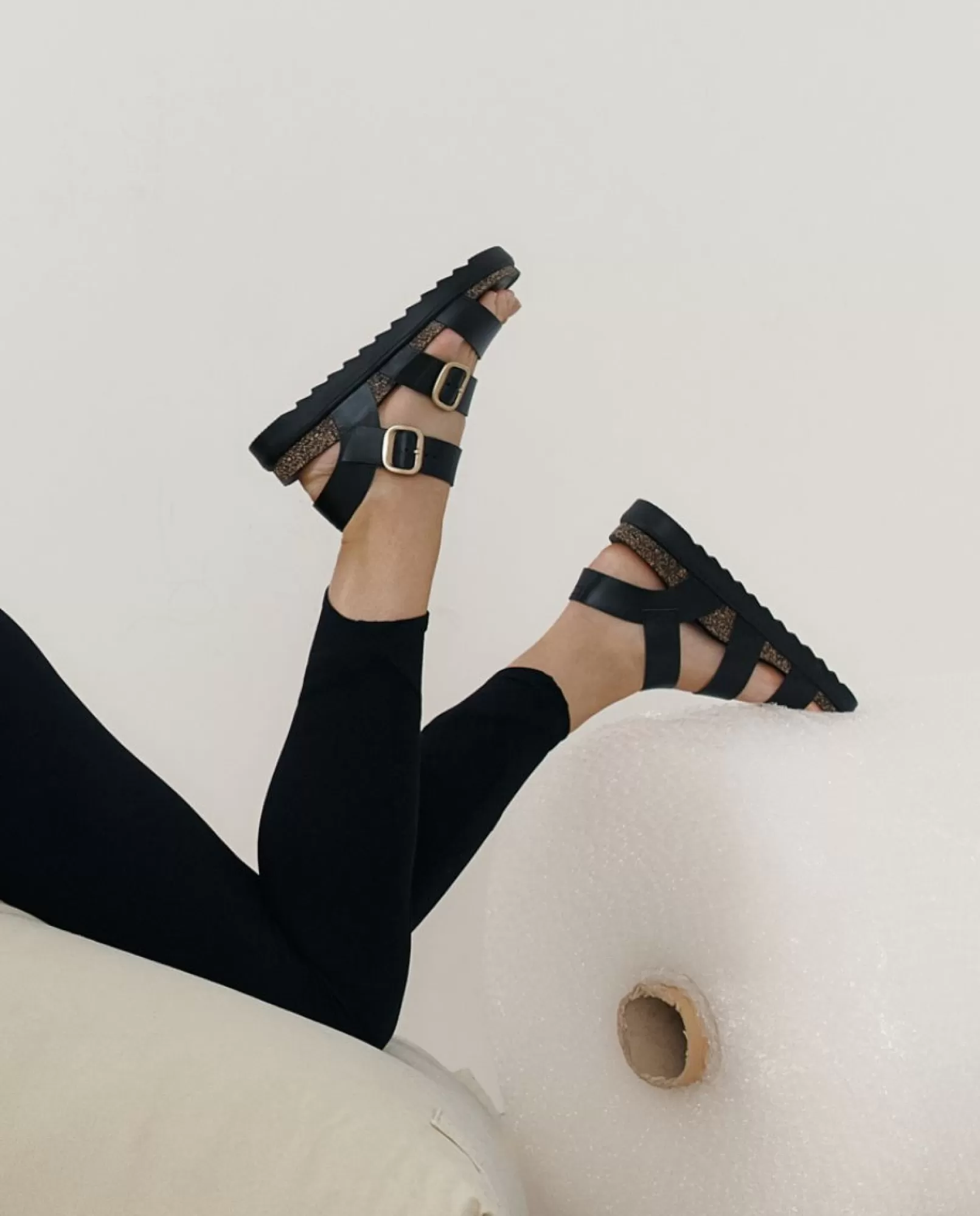 Platform Sandals^Yokono Platform Sandal TUNEZ-127 Black