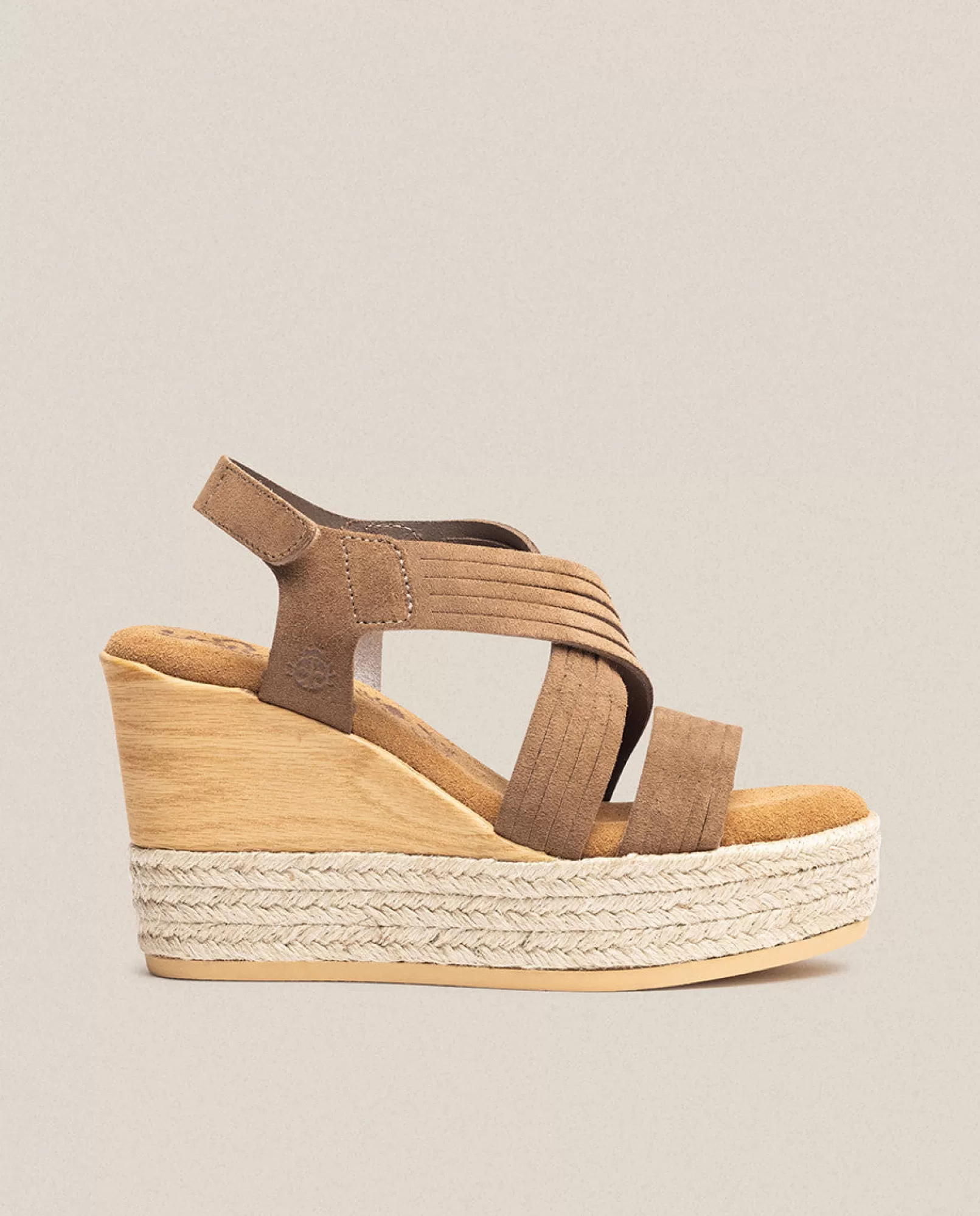 Wedge Sandals^Yokono Sandalia De Cuña Mey 003 Marron