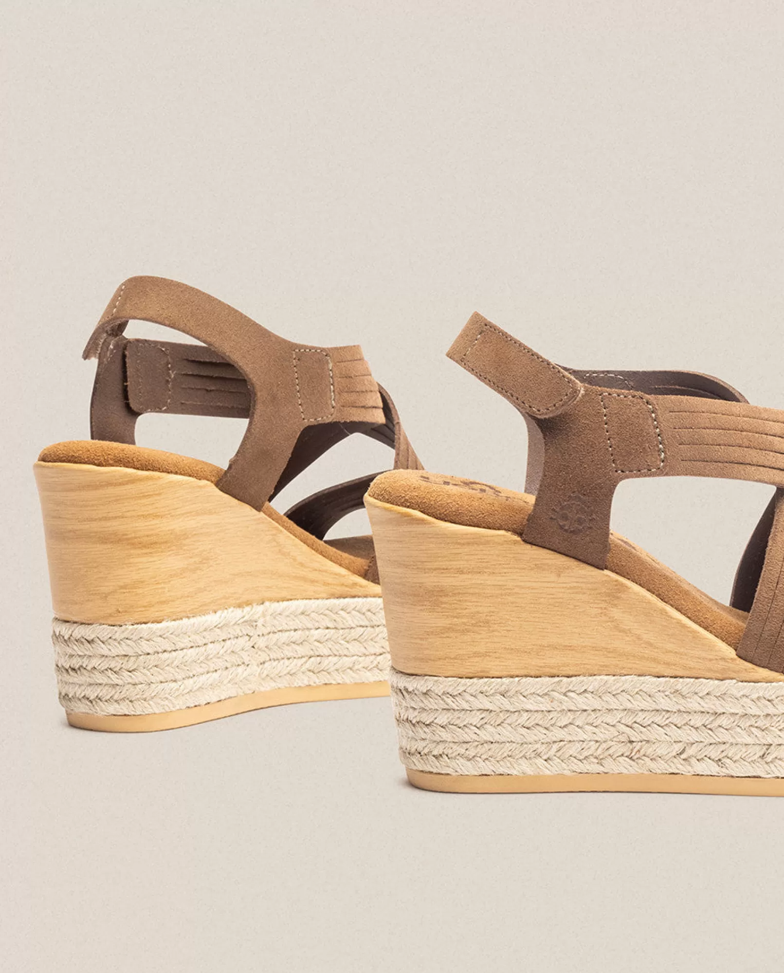 Wedge Sandals^Yokono Sandalia De Cuña Mey 003 Marron