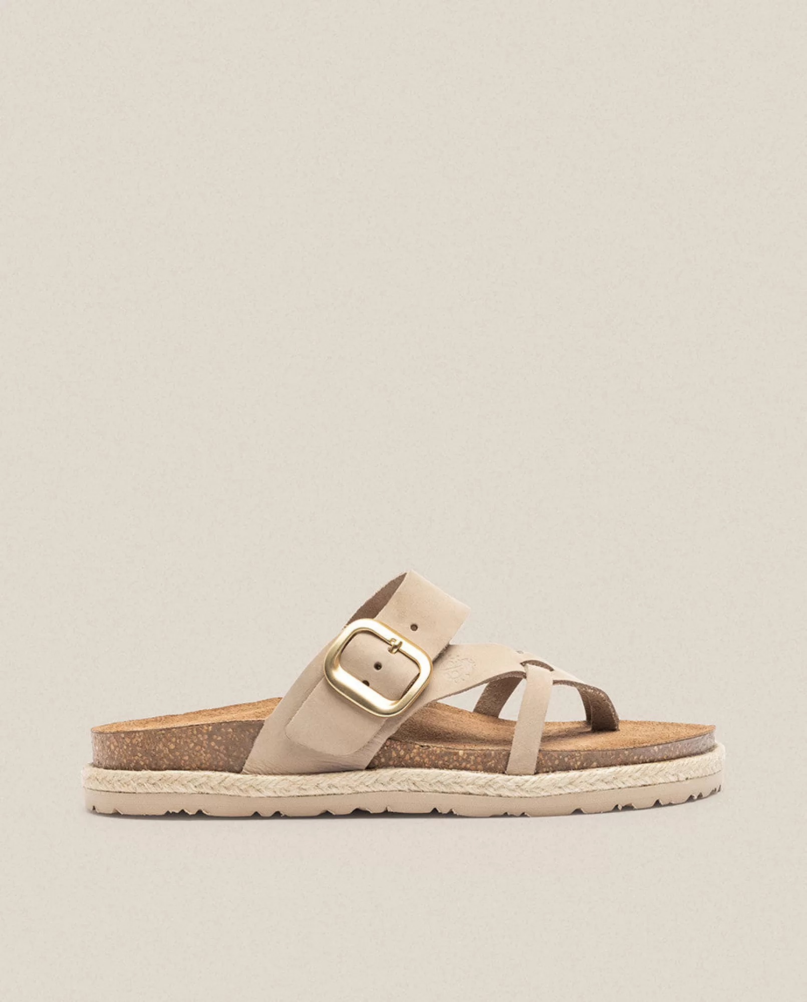 Flat Sandals^Yokono Sandalia Plana Arena 003 Beige