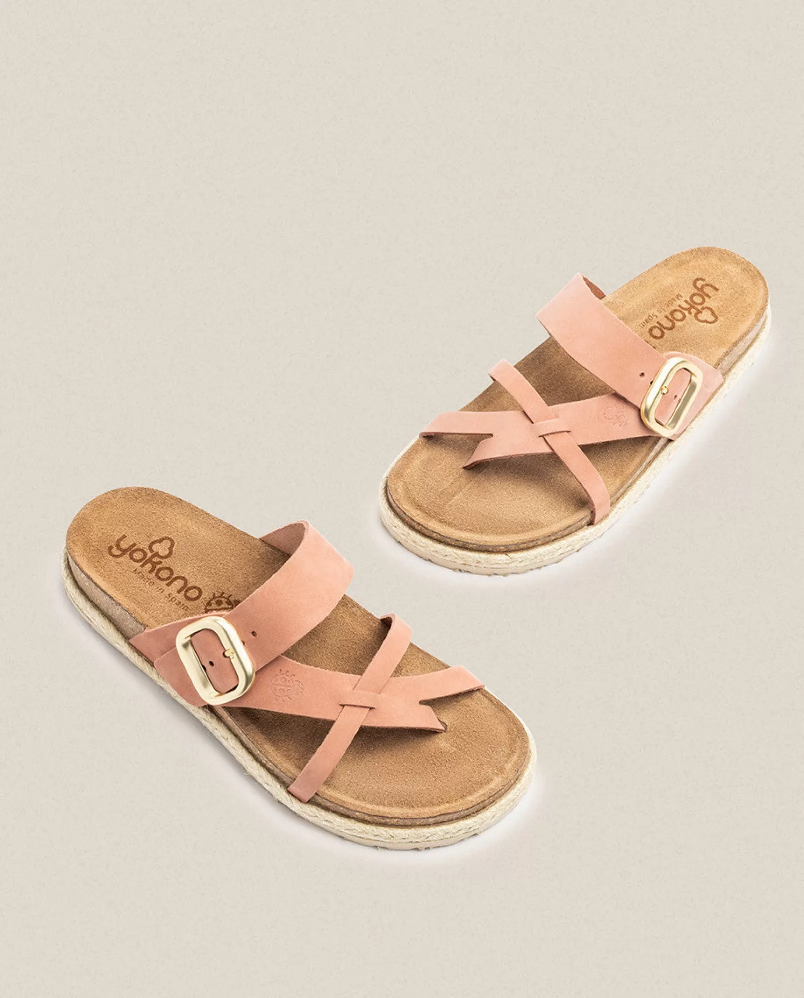 Flat Sandals^Yokono Sandalia Plana Arena 003 Rosa