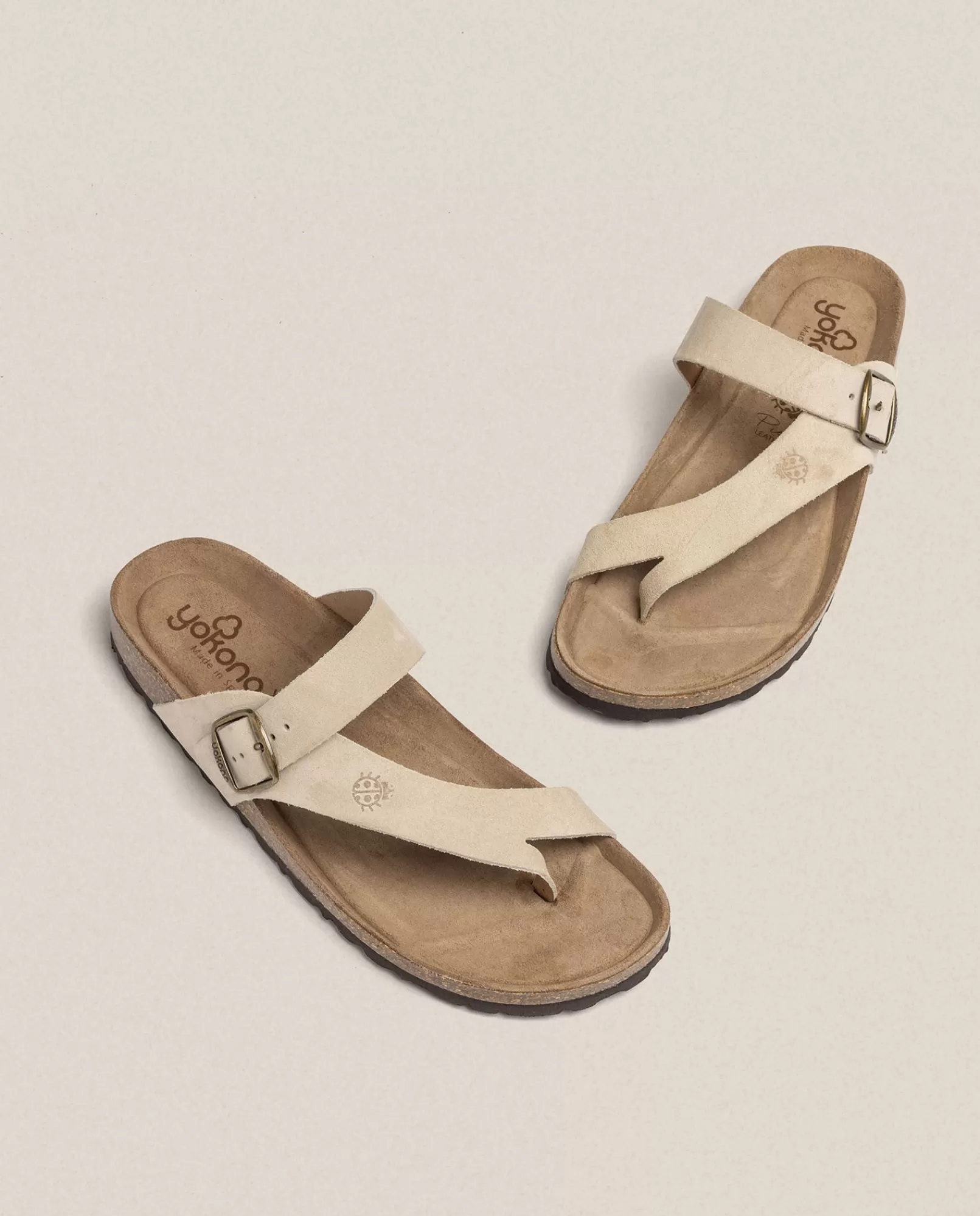 Sandals^Yokono Sandalia Plana Macam 203 Beige