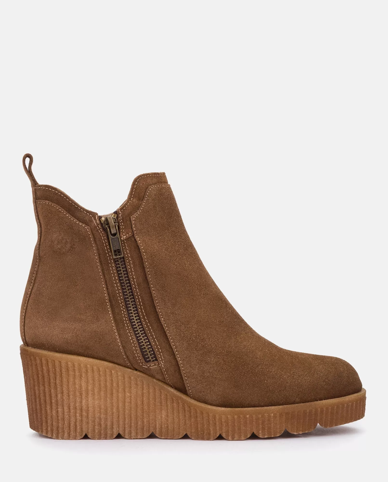 Ankle Boots^Yokono Wedge Booty MADONA-002 Brown