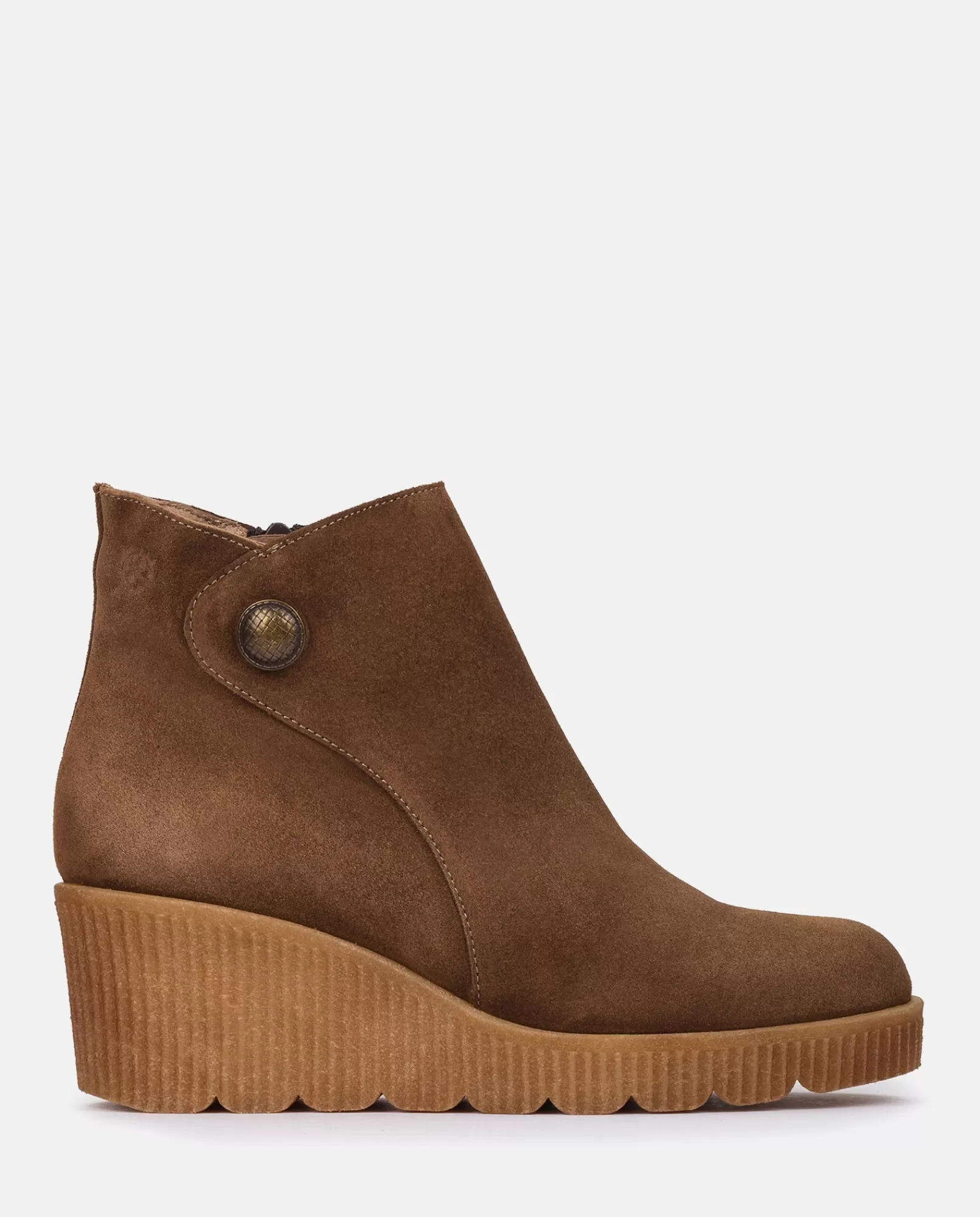 Ankle Boots^Yokono Wedge Booty MADONA-003 Brown