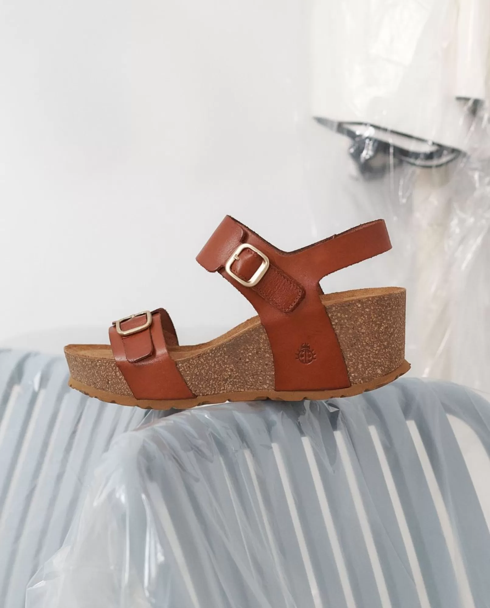 Wedge Sandals^Yokono Wedge Sandal BARI-301 Brown