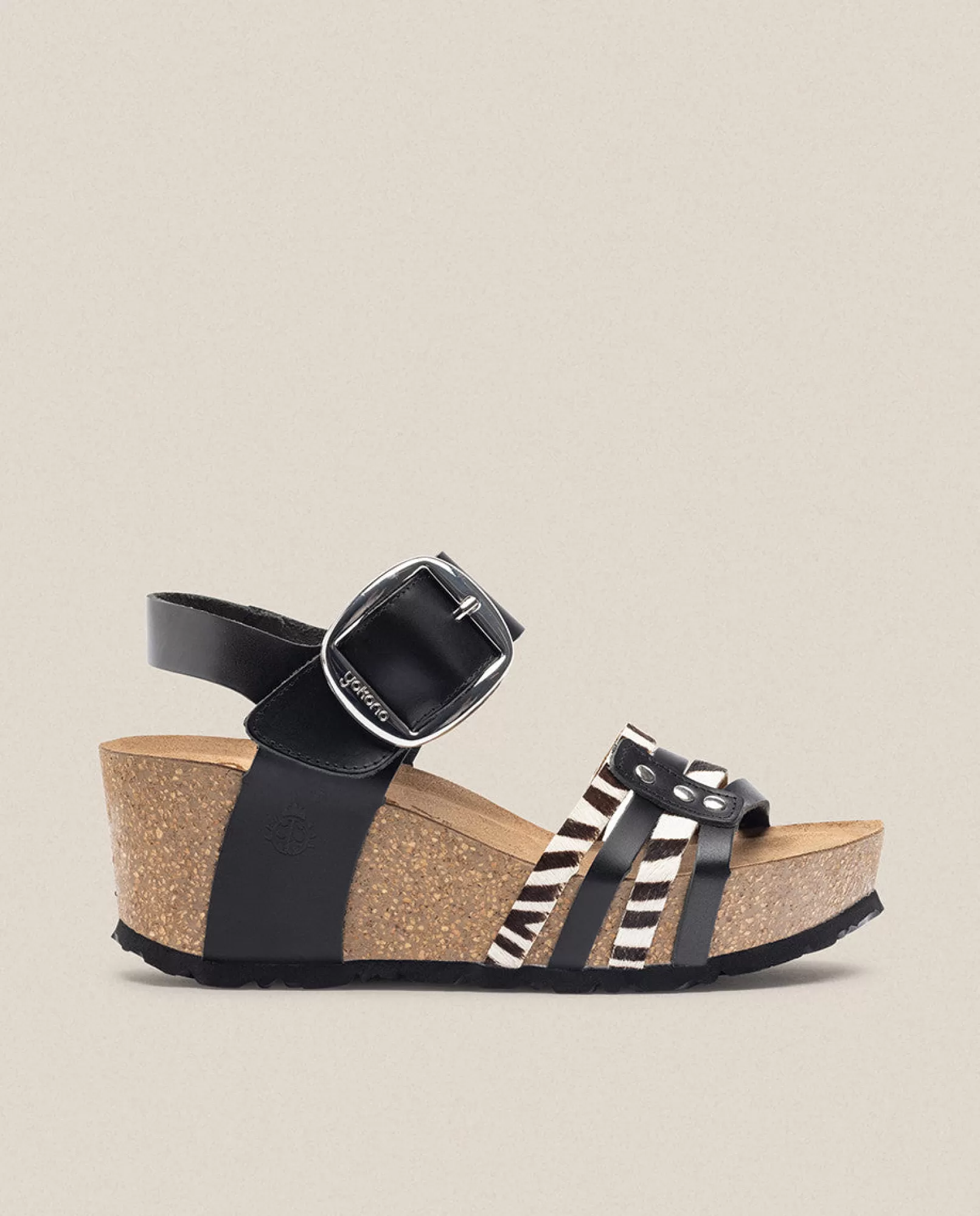 Wedge Sandals^Yokono Wedge Sandal BARI 304 Black