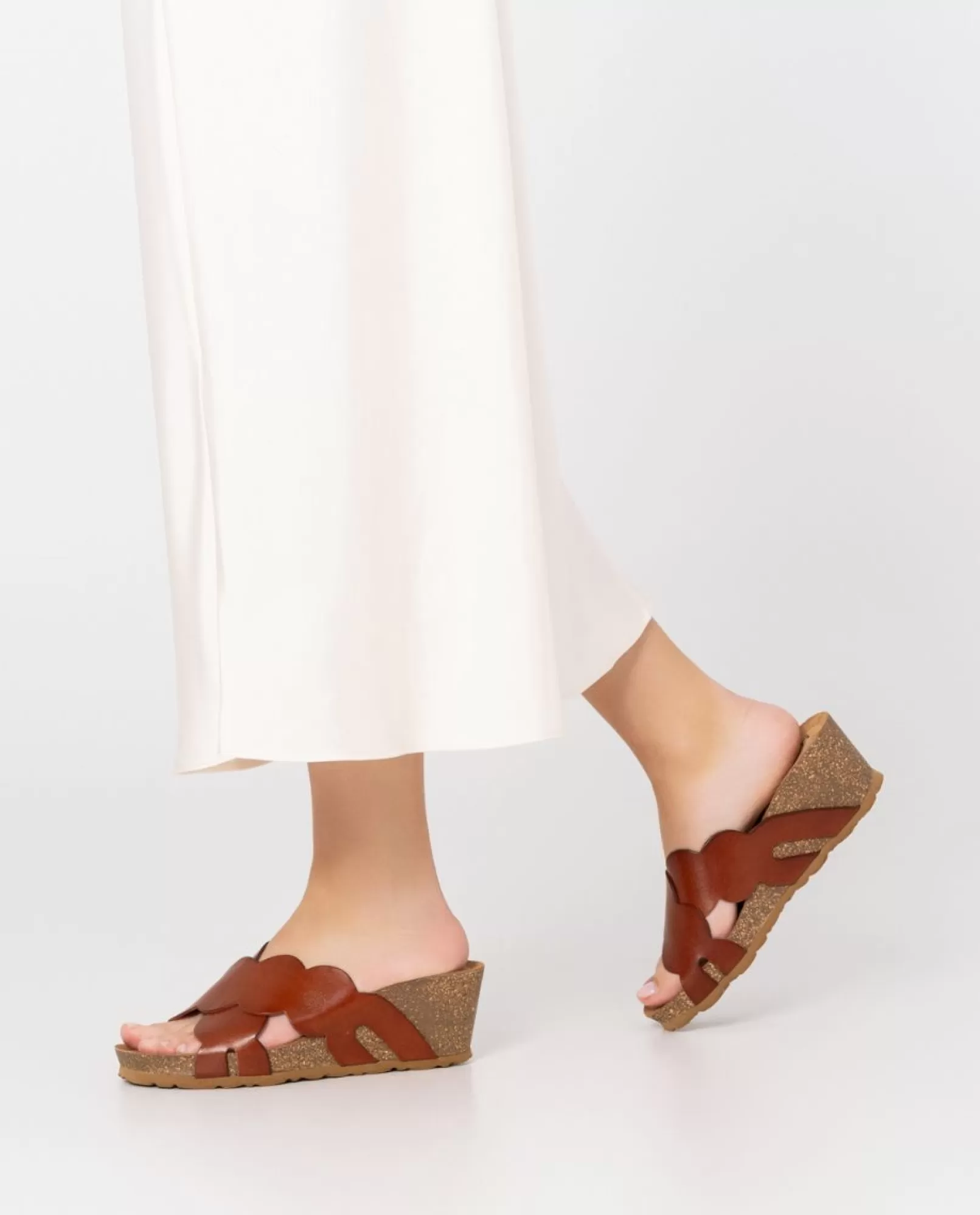 Wedge Sandals^Yokono Wedge Sandal CADIZ-300 Brown