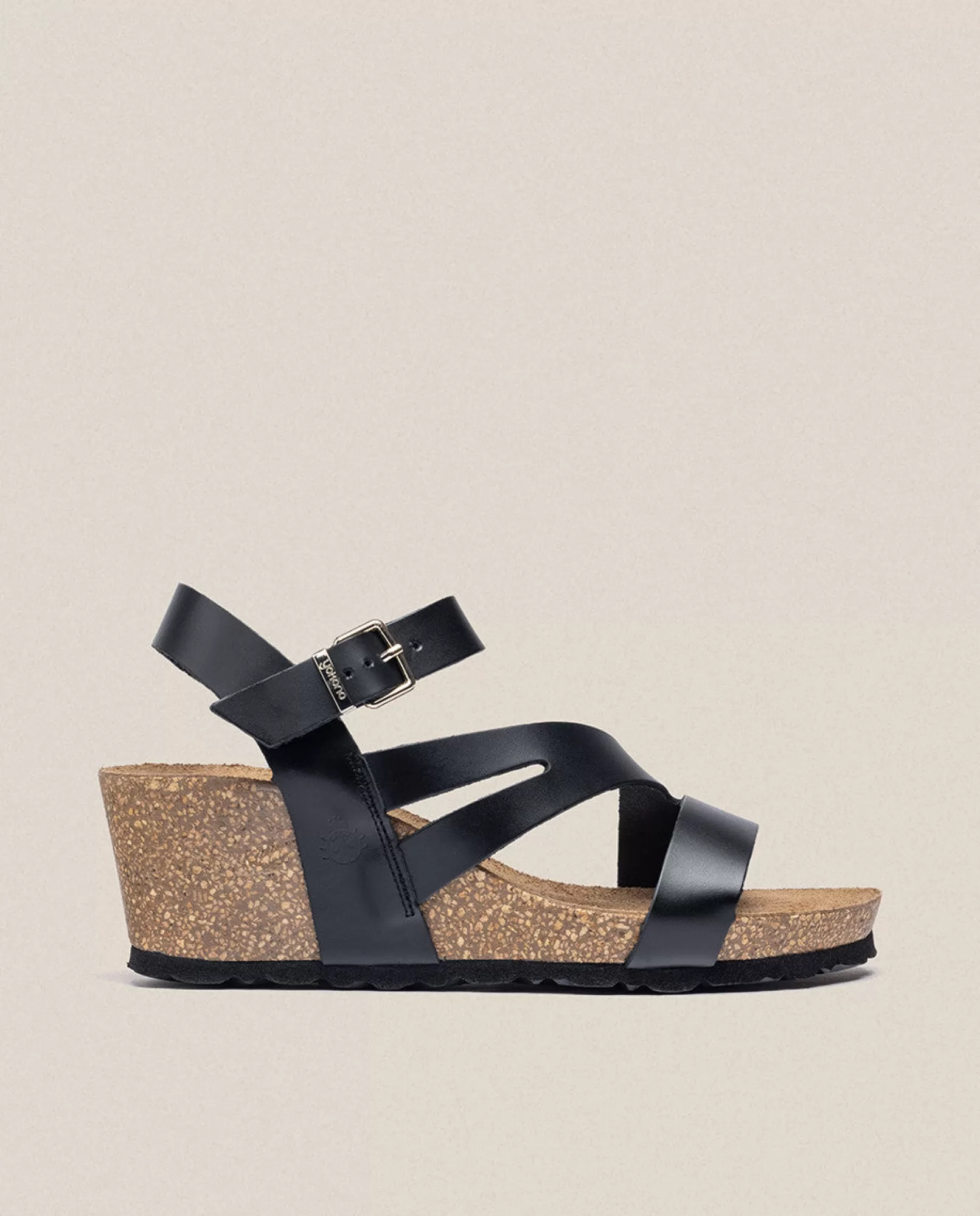 Wedge Sandals^Yokono Wedge Sandal CADIZ-302 Black